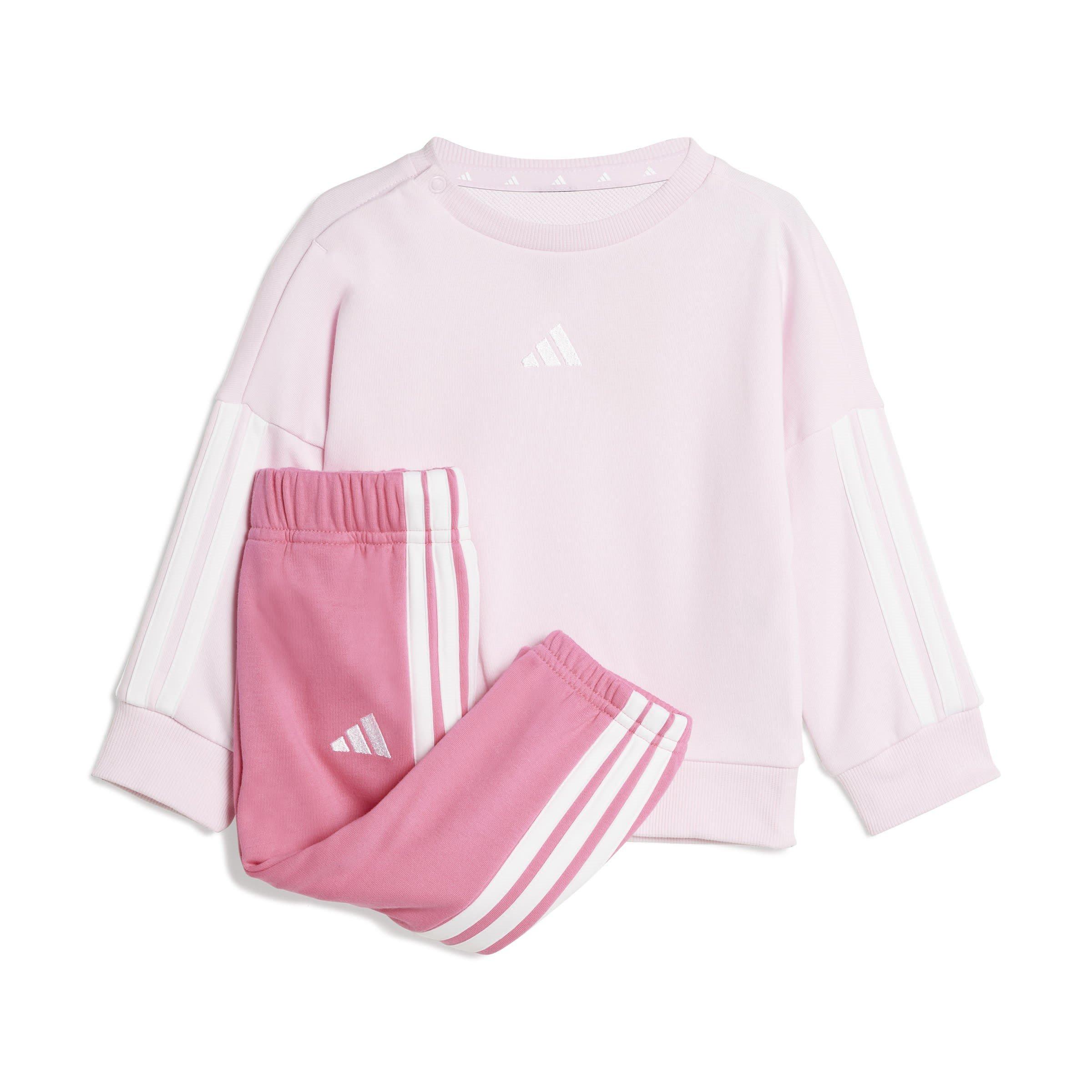 Adidas  Newborn Infants Bos Jog French Terry Set - Pink/White - 1-2 Years