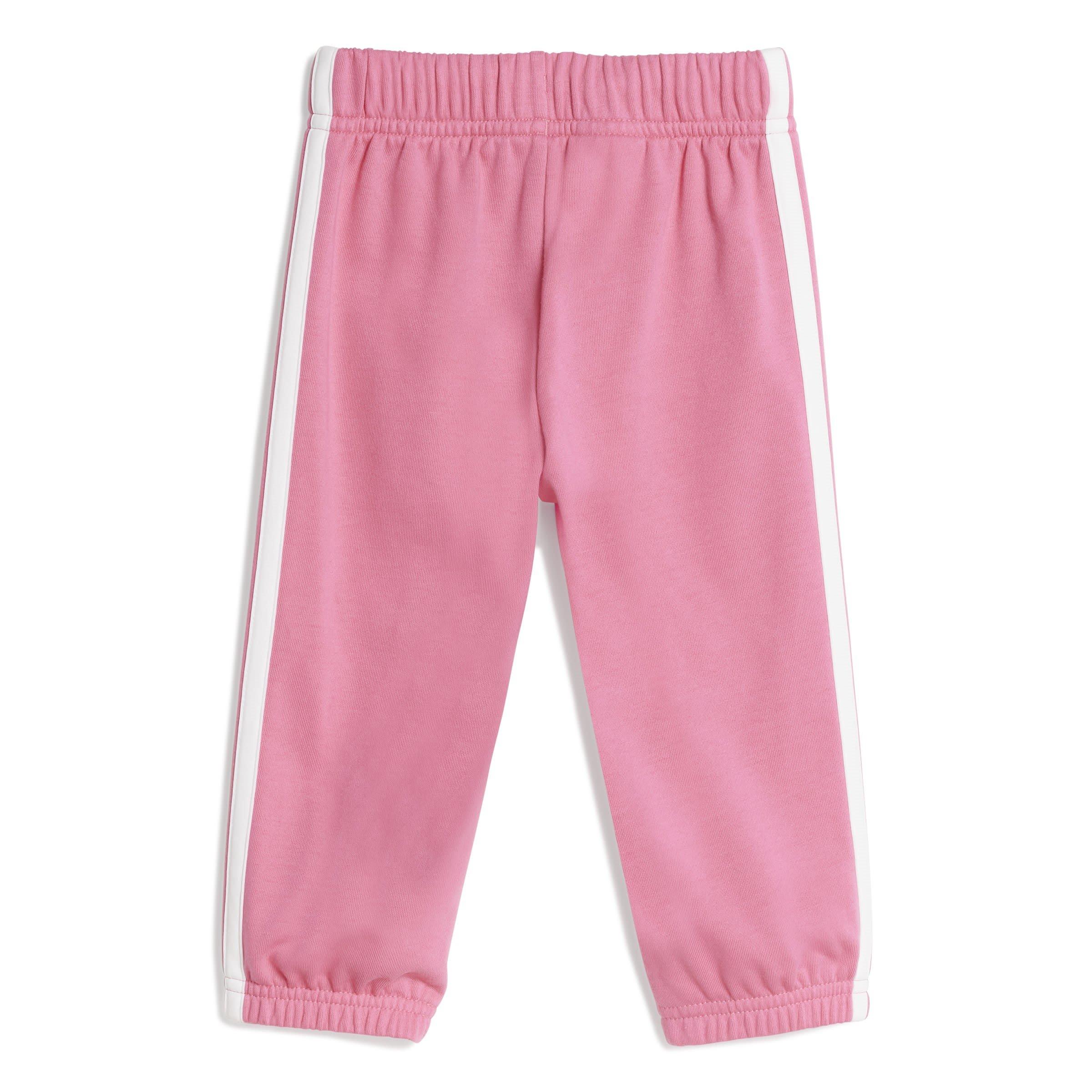 Pink/White - adidas - Infants BOS Jog French Terry Set - 4