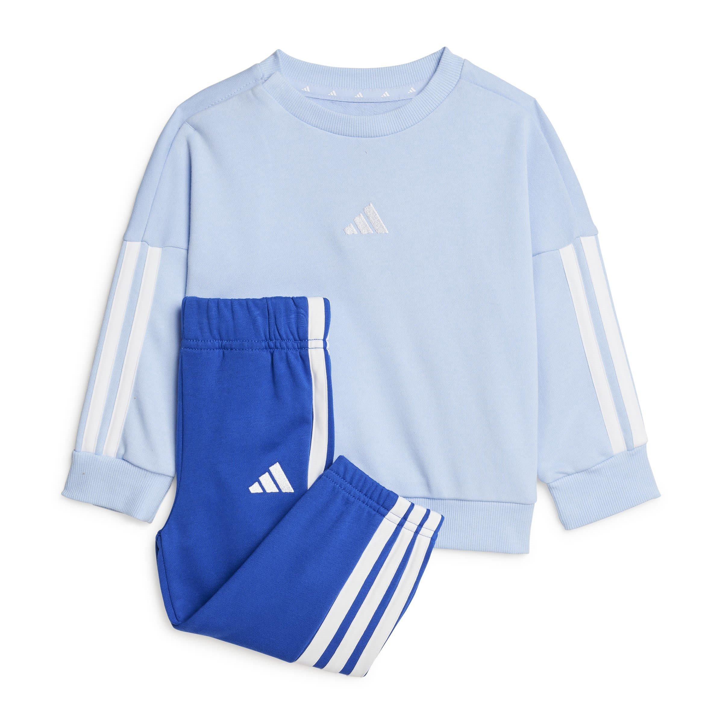 Adidas  Newborn Infants Bos Jog French Terry Set - Sky/White - 12-18 Months
