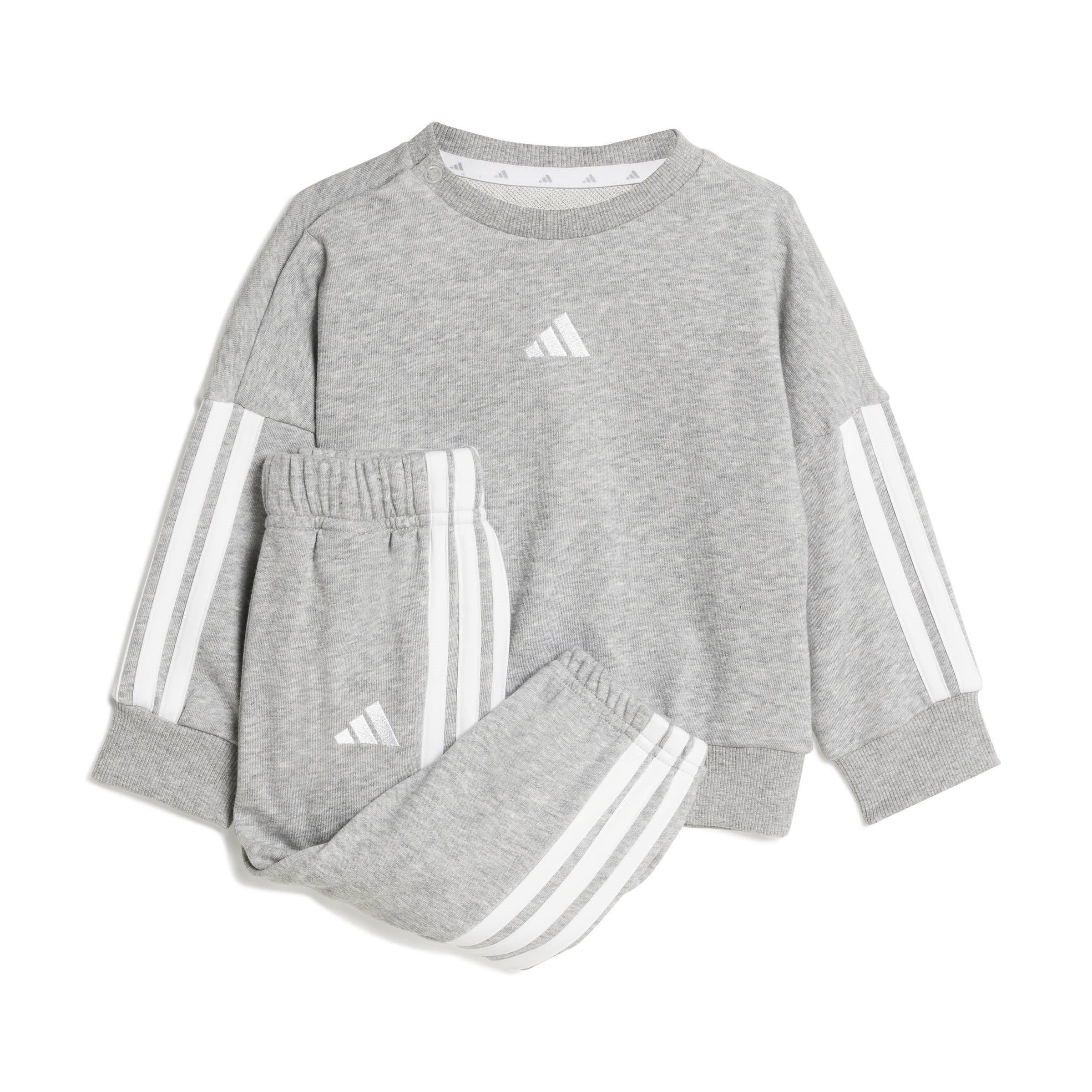 Grijs/Wit - adidas - Infants BOS Jog French Terry Set - 1