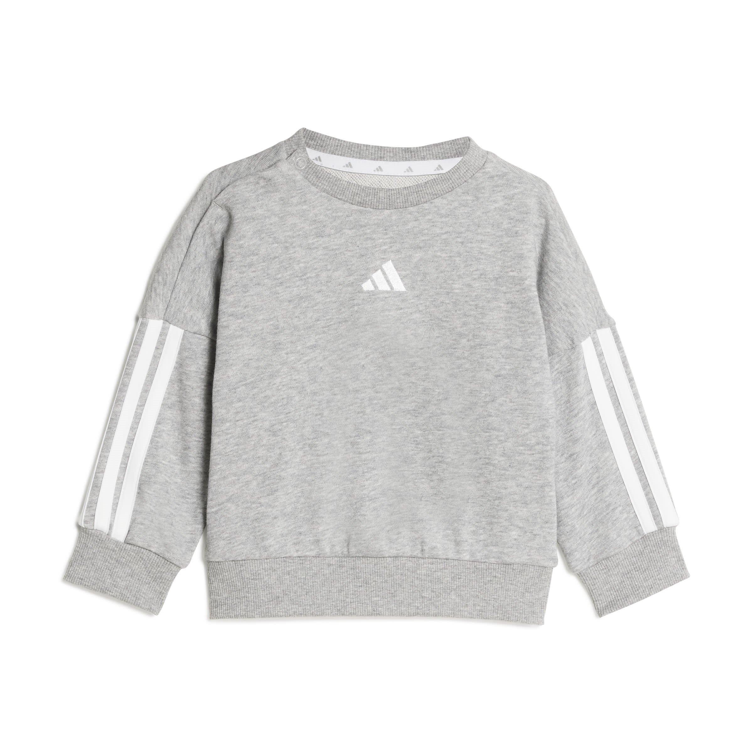 Grey/White - adidas - Infants BOS Jog French Terry Set - 2