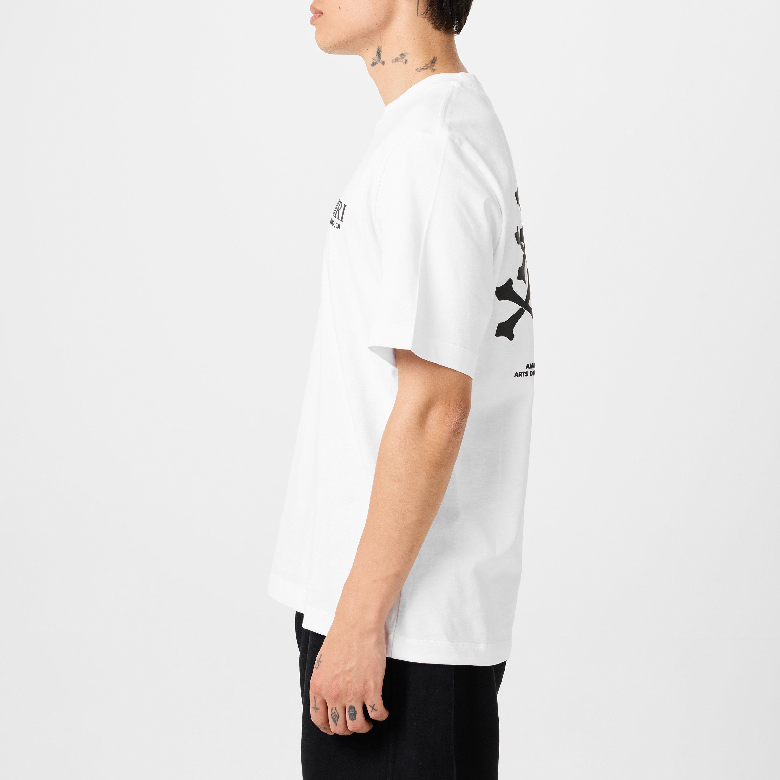 White - Amiri - Bones Stacked Tee - 5