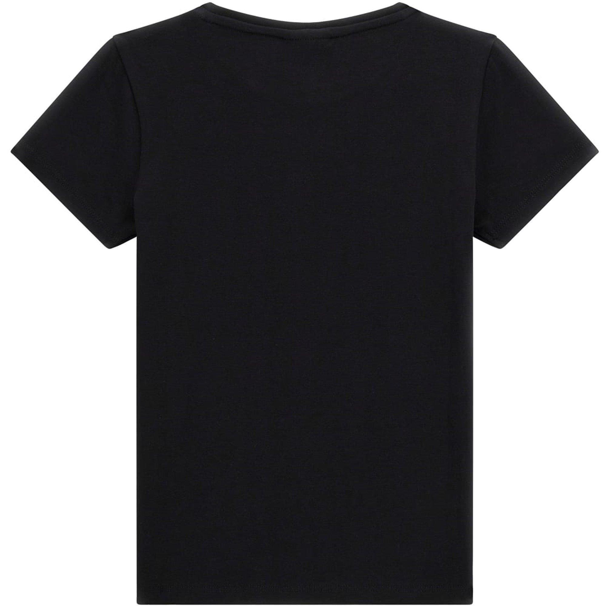 Sort A996 JBLK - Guess - Kids' Diamante Regular Fit T-Shirt - 2