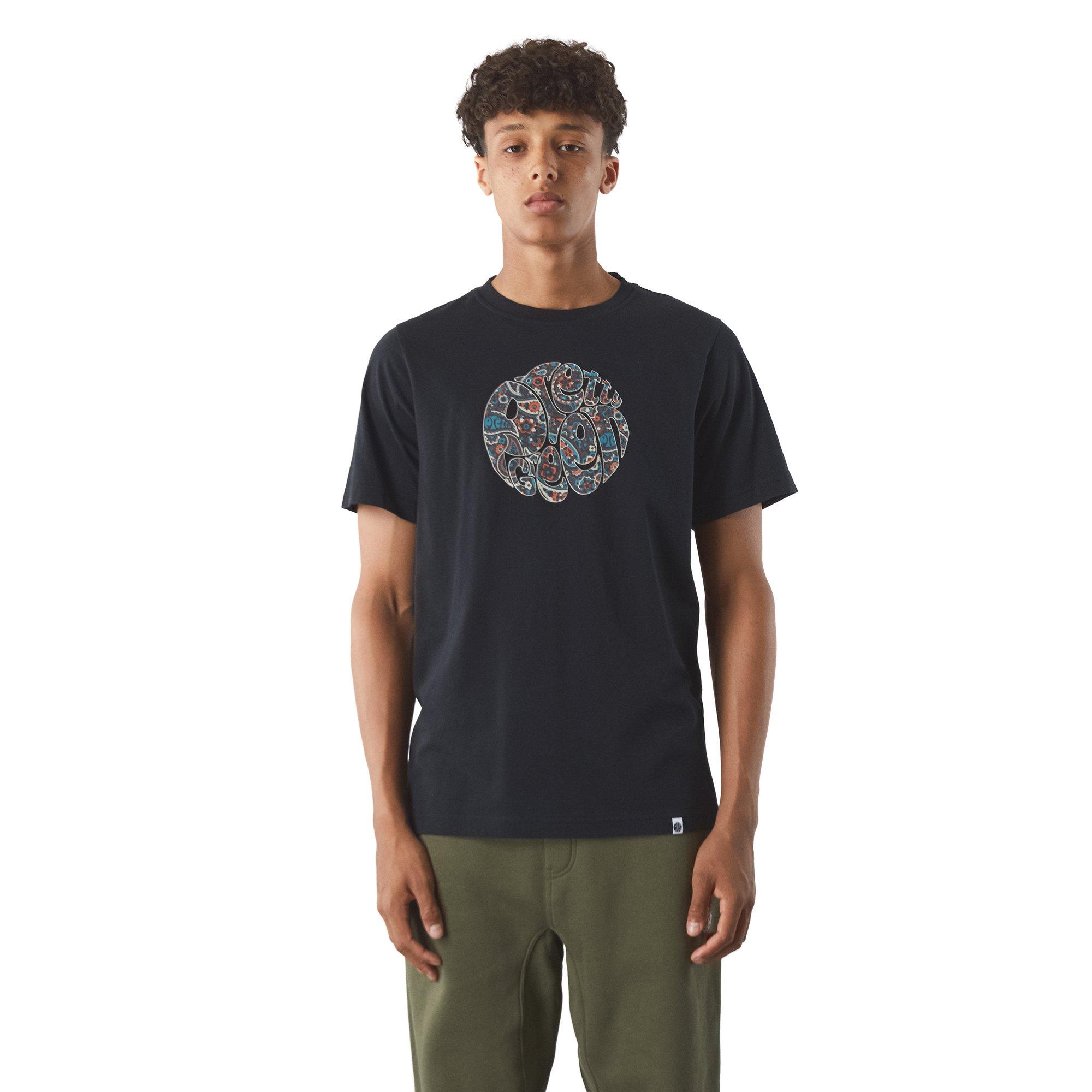 Black - Pretty Green - Men's Wonderwall Logo Regular Fit T-Shirt - 3