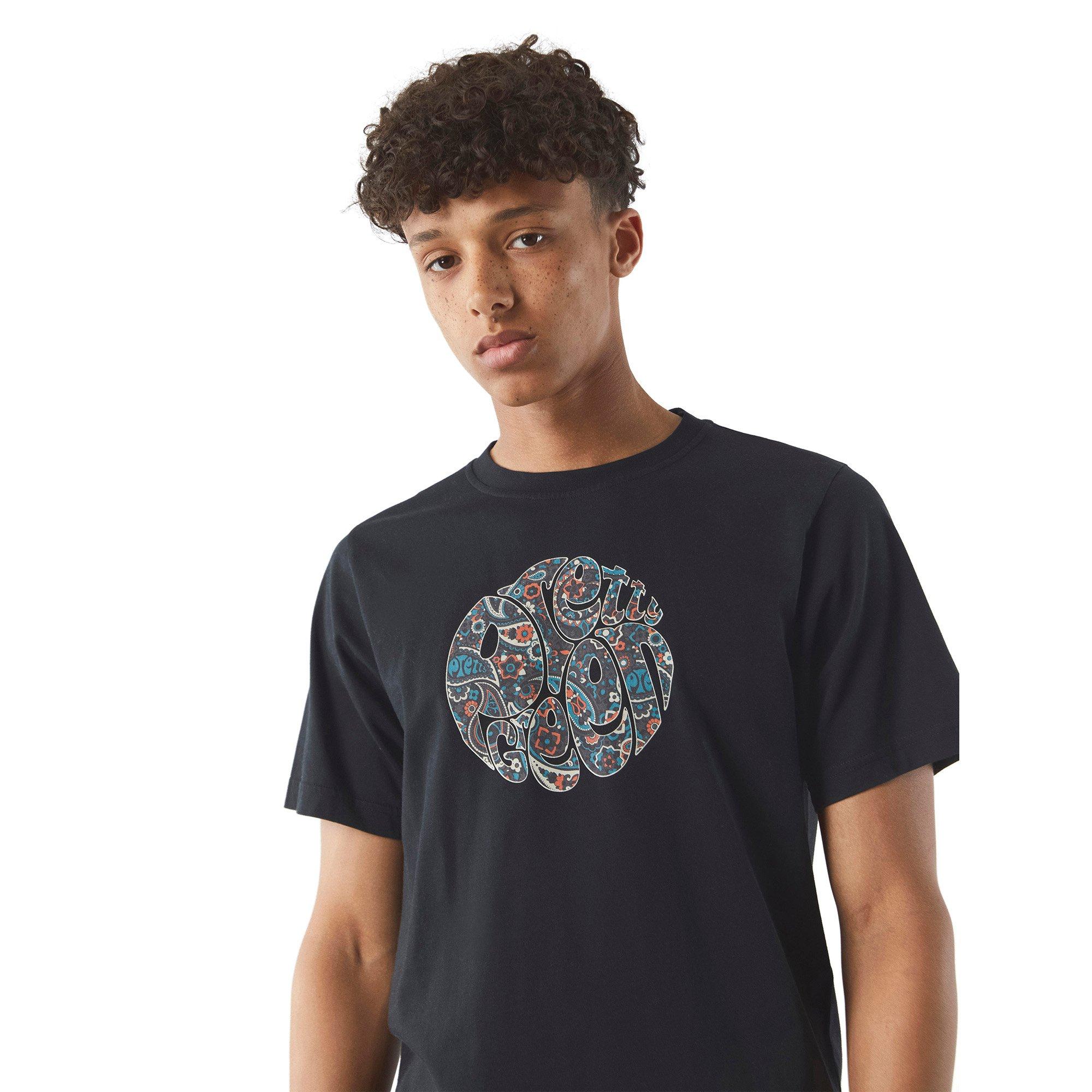 Black - Pretty Green - Men's Wonderwall Logo Regular Fit T-Shirt - 4