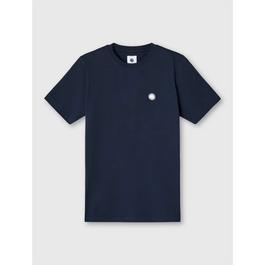 Pretty Green Hollister T-shirt met logo voorop en lange mouwen in zwart