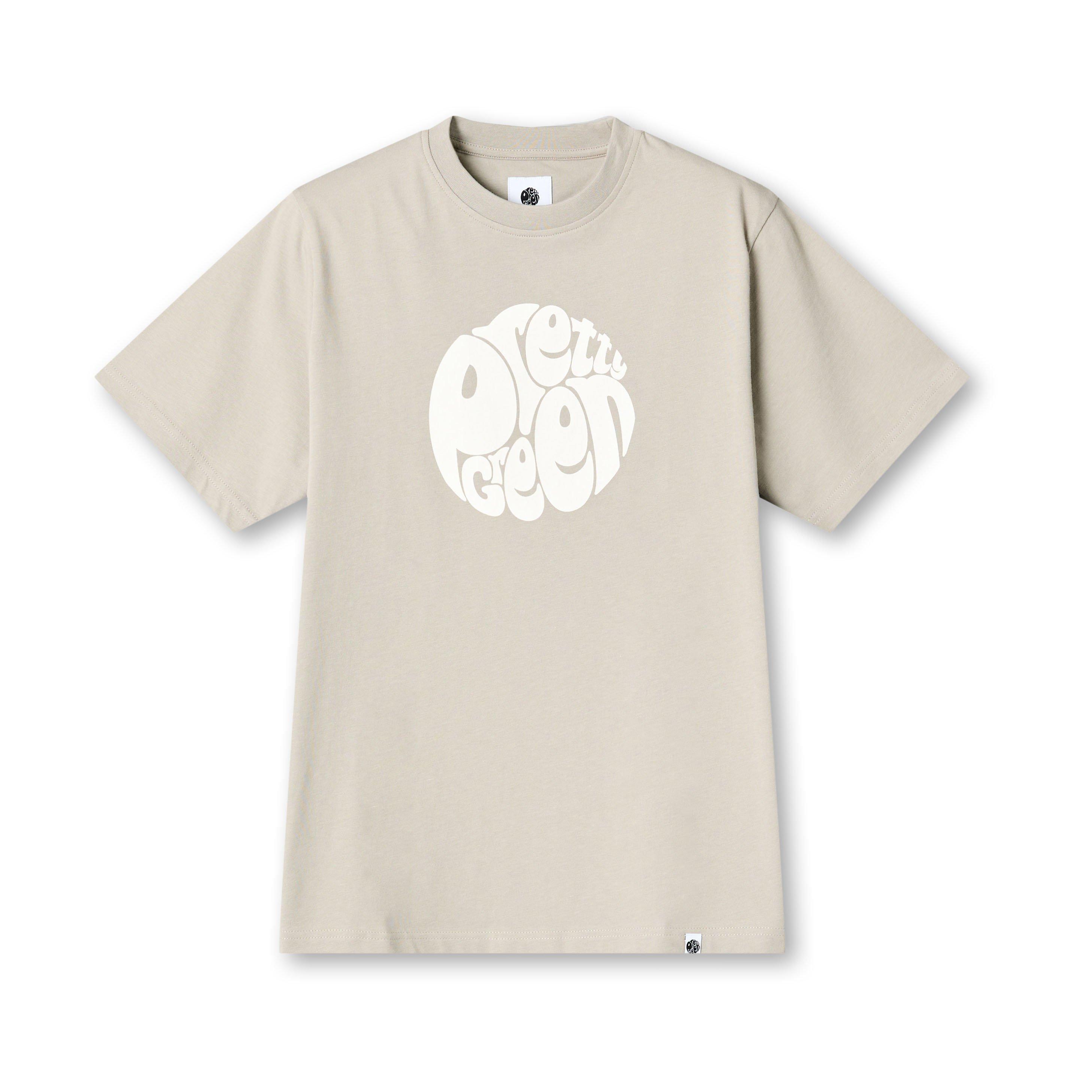 Pretty Green Men's Gillespie Logo Regular Fit T-Shirt - Smoke Grey - Small