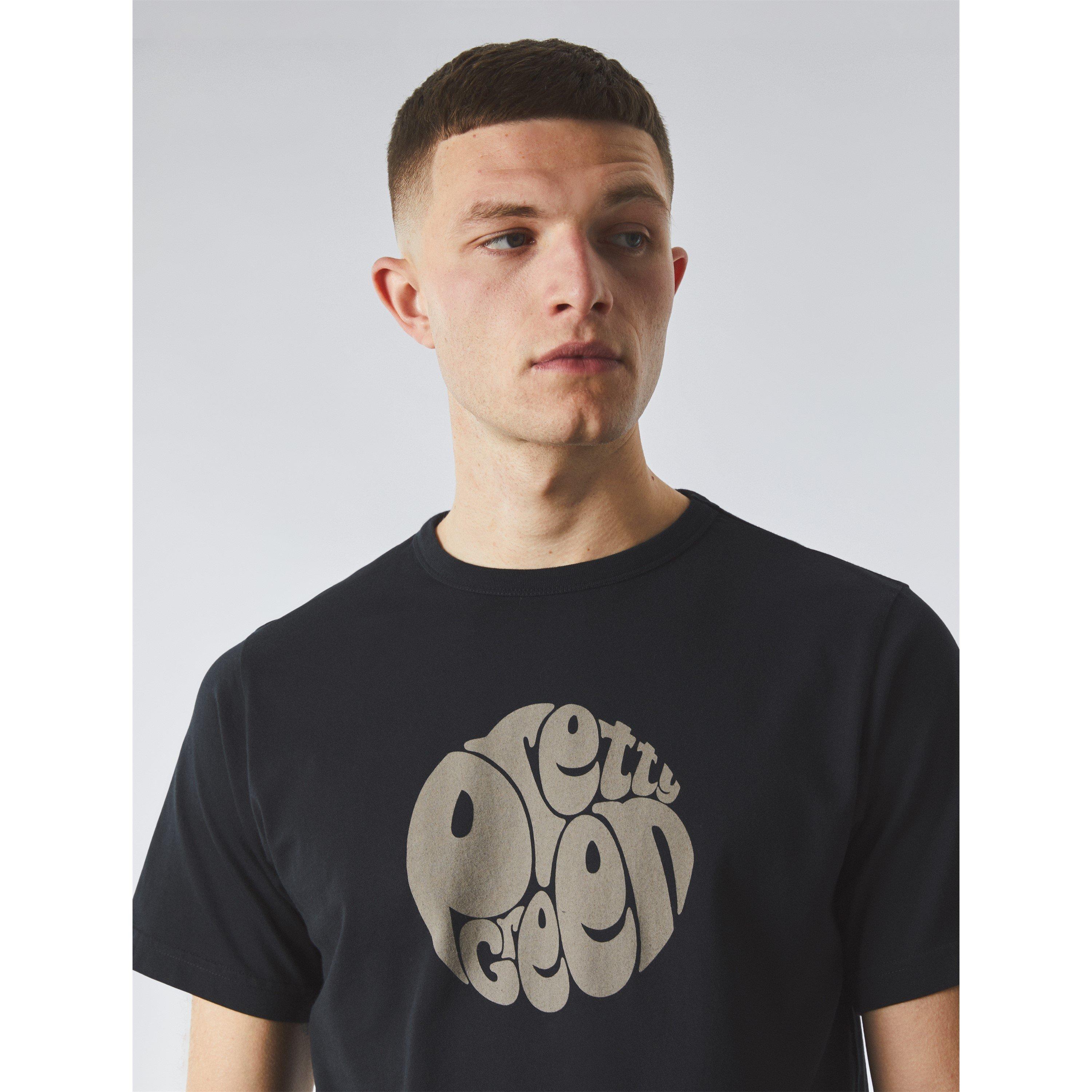Schwarz - Pretty Green - Men's Gillespie Logo Regular Fit T-Shirt - 5