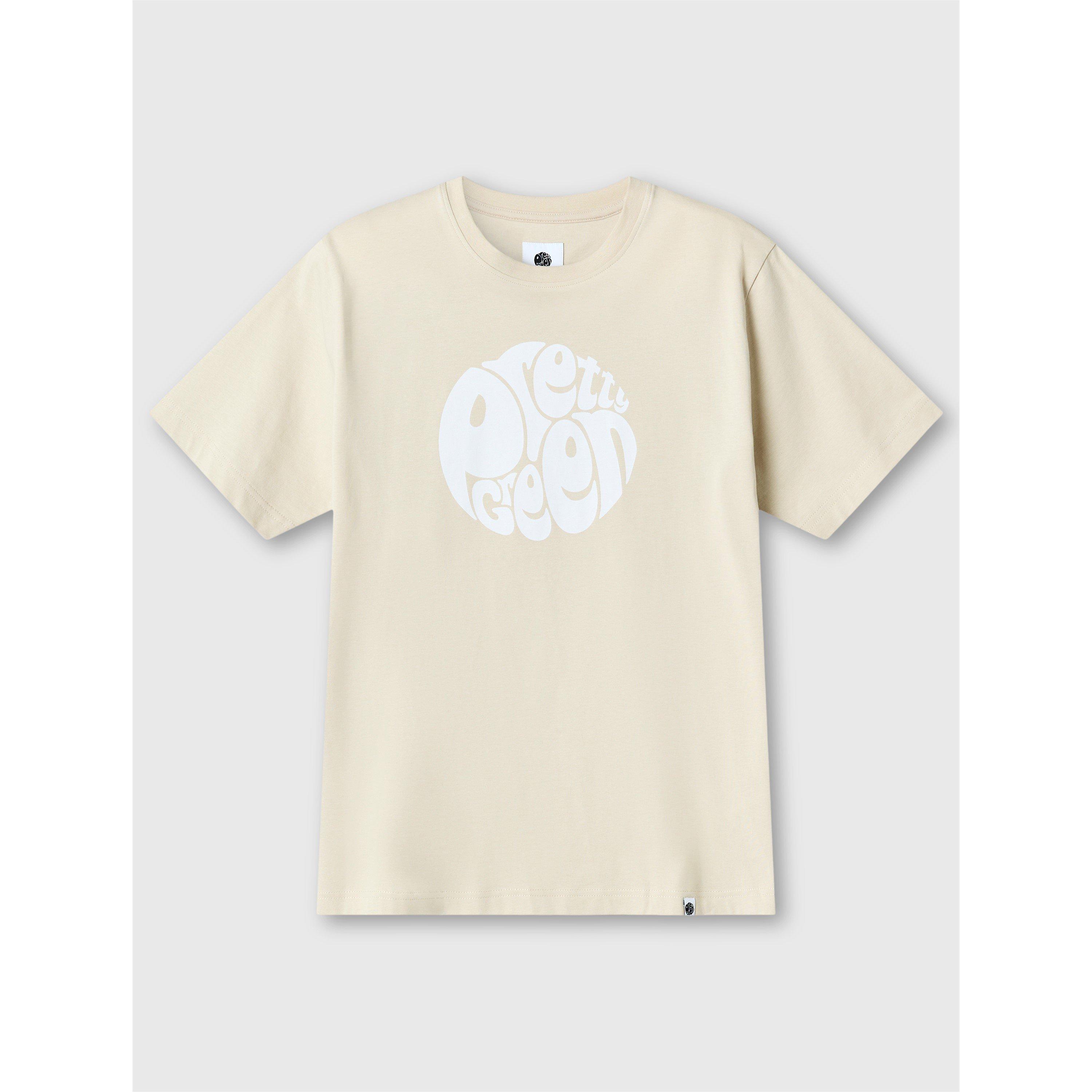 Pretty Green Men's Gillespie Logo Regular Fit T-Shirt - Greystone - X Large