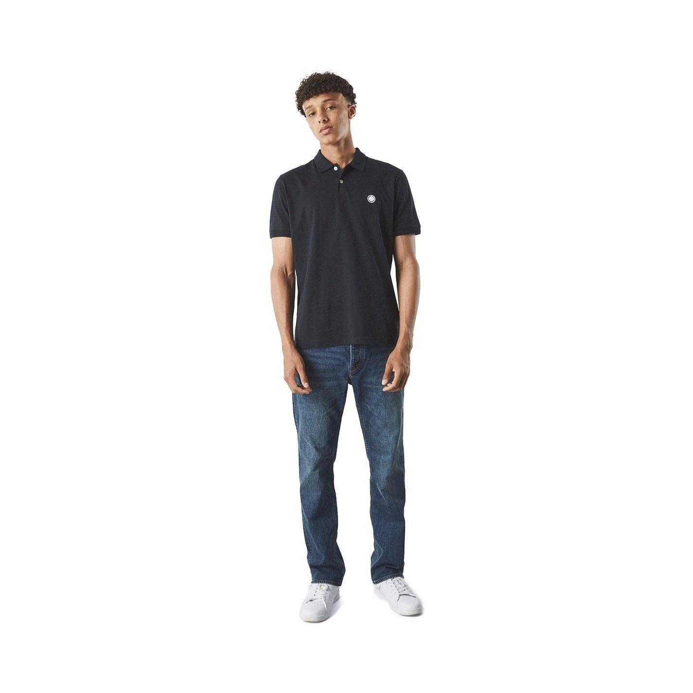 Zwart - Pretty Green - Men's Jerry Short-Sleeve Polo Shirt - 4