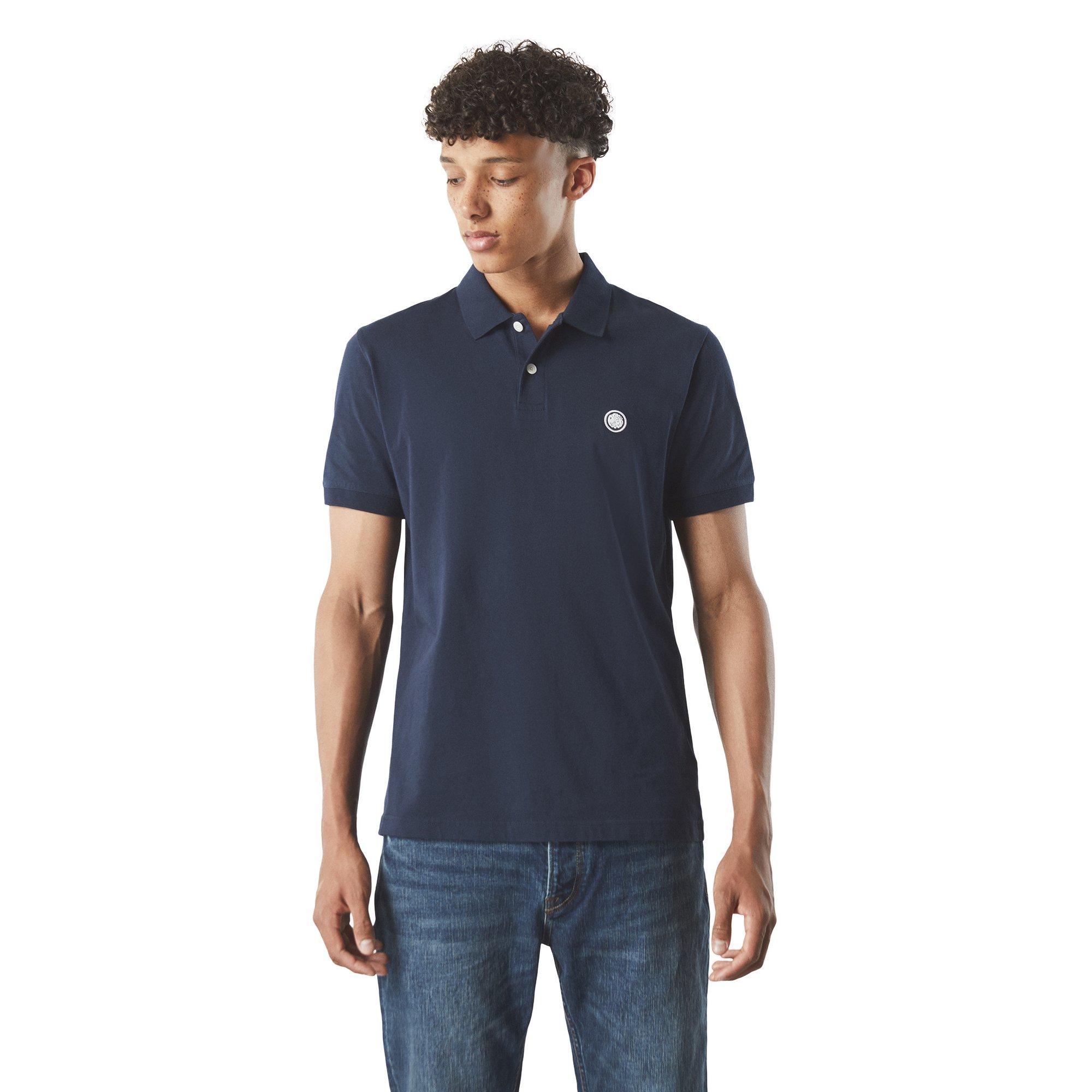 Azul Marinho - Pretty Green - Men's Jerry Short-Sleeve Polo Shirt - 3