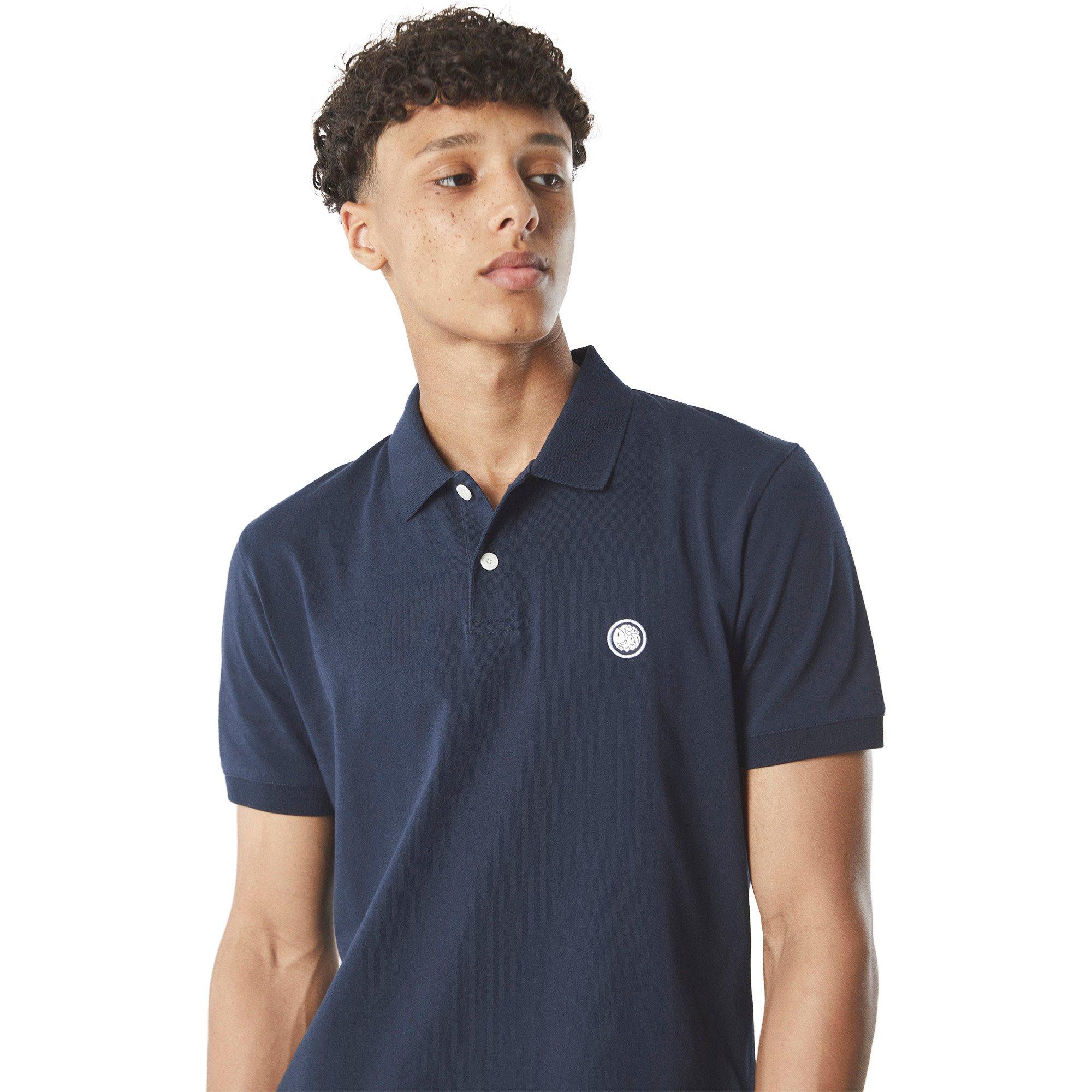 Azul Marinho - Pretty Green - Men's Jerry Short-Sleeve Polo Shirt - 4