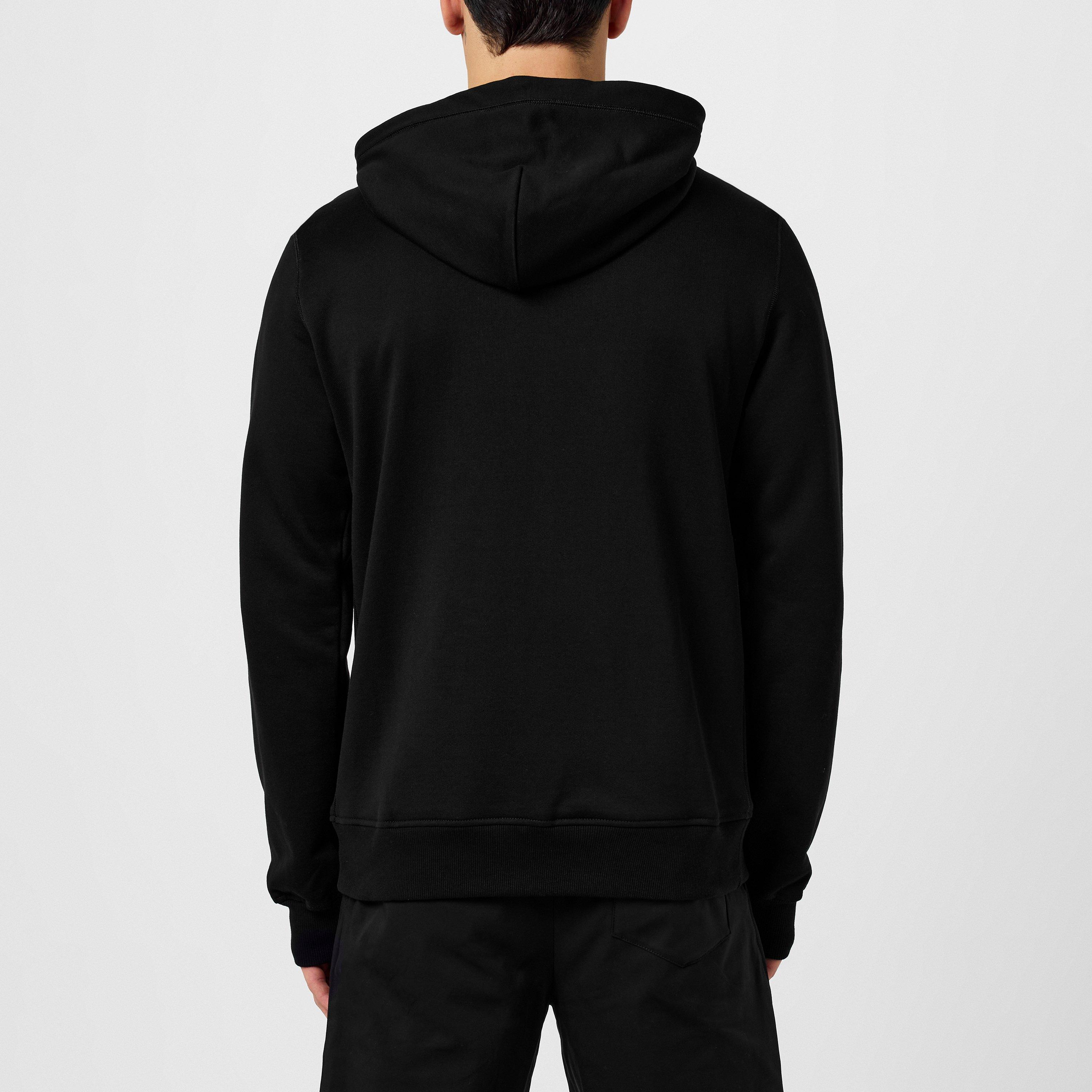 Black - Dolce and Gabbana - Jersey Zip-Up Hoodie - 3