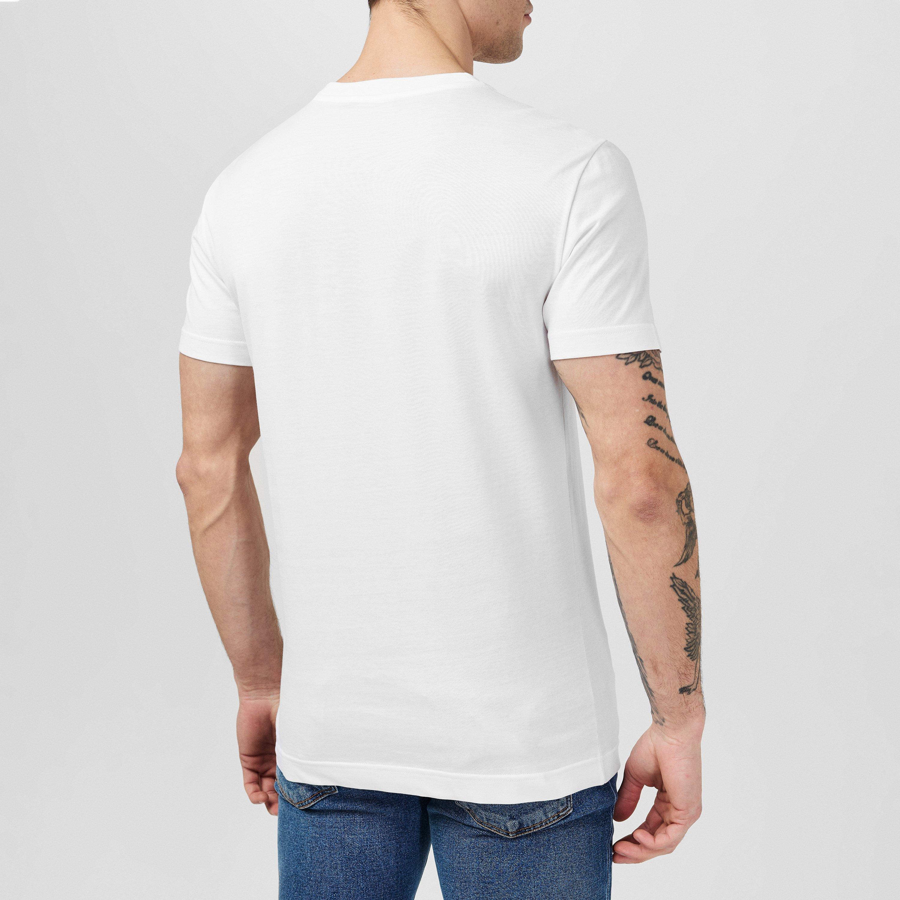 White - Dolce and Gabbana - Logo-Embroidered T-Shirt - 3