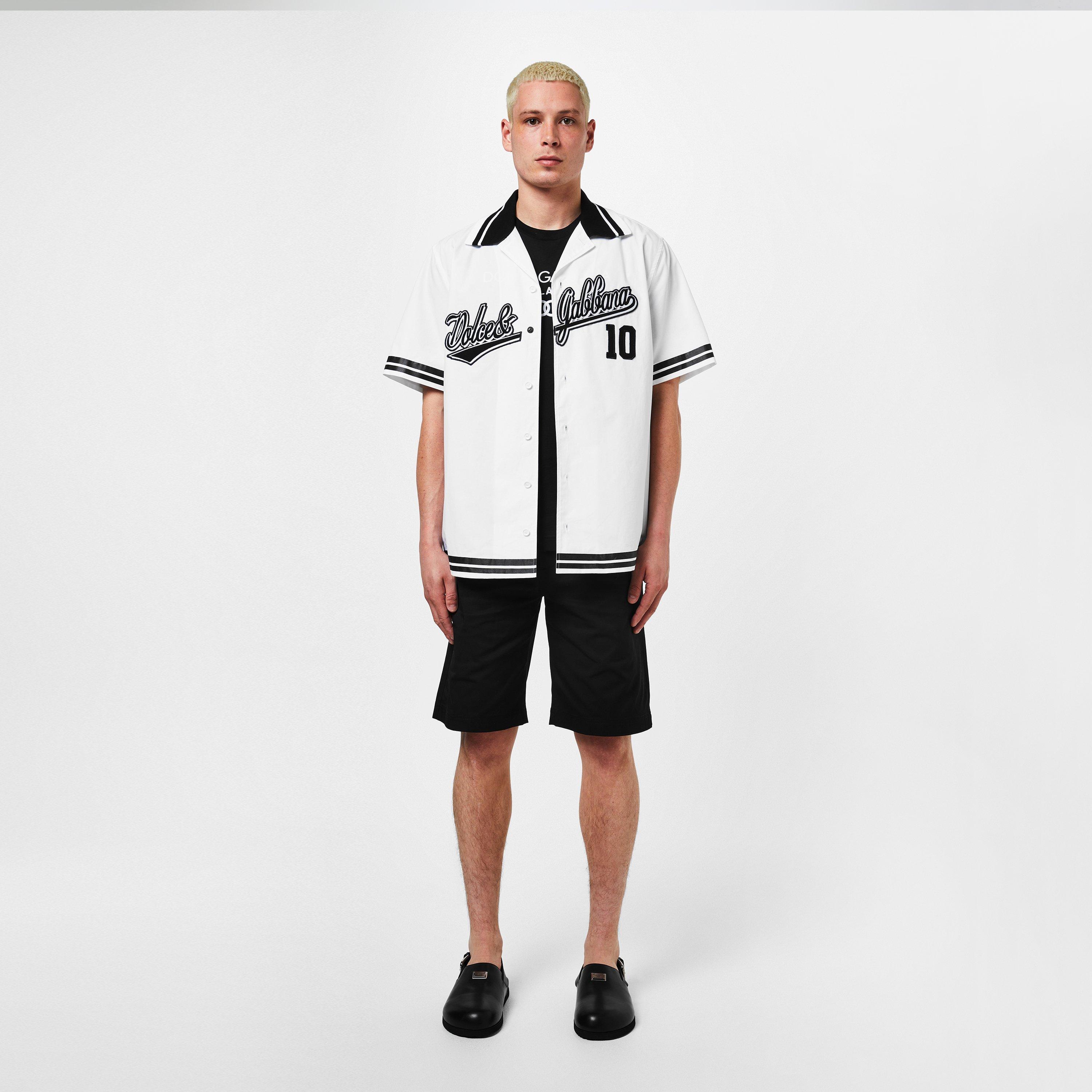 Black - Dolce and Gabbana - Logo-Embroidered T-Shirt - 4