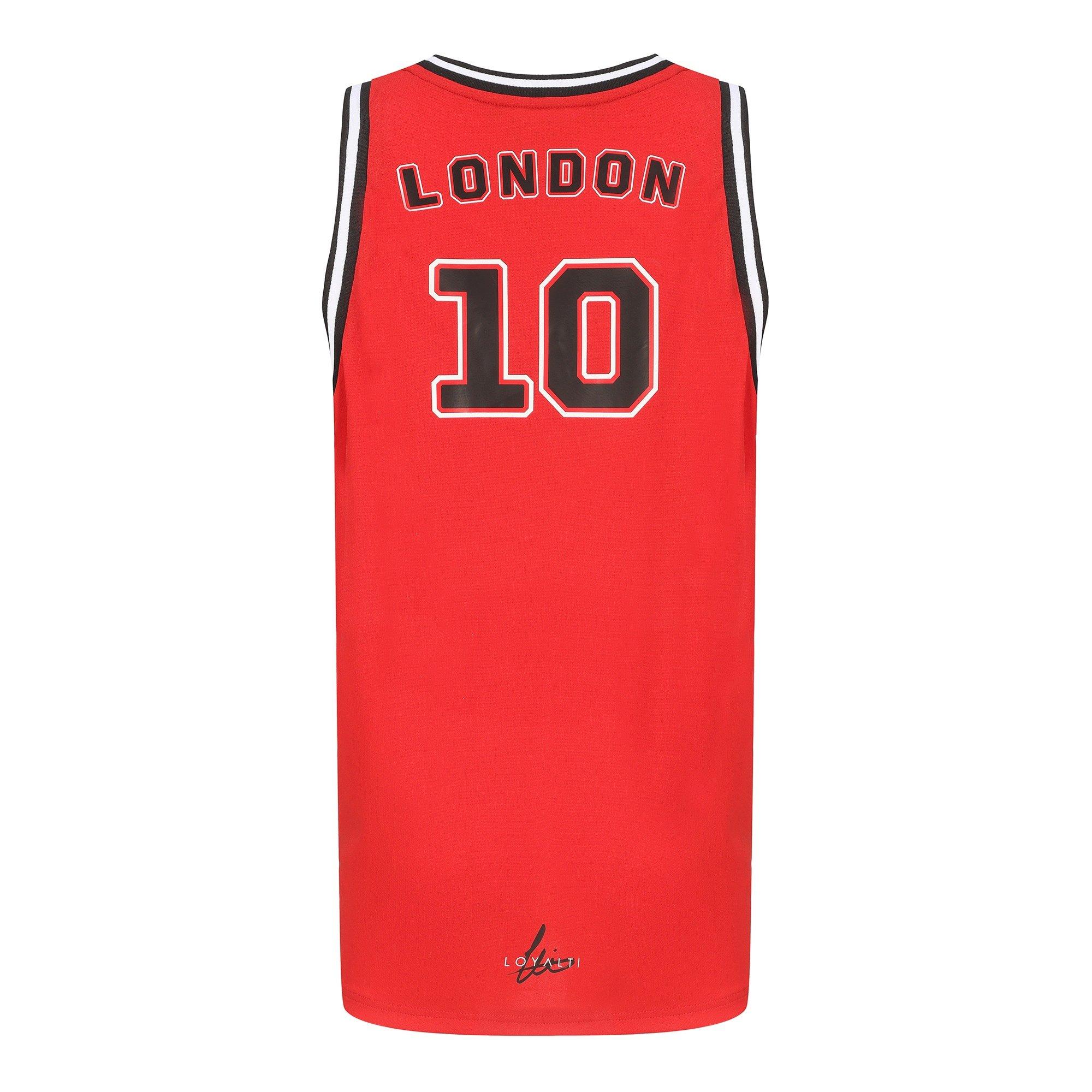 Red/Black - Loyalti - Basketball Block Logo Vest - 2