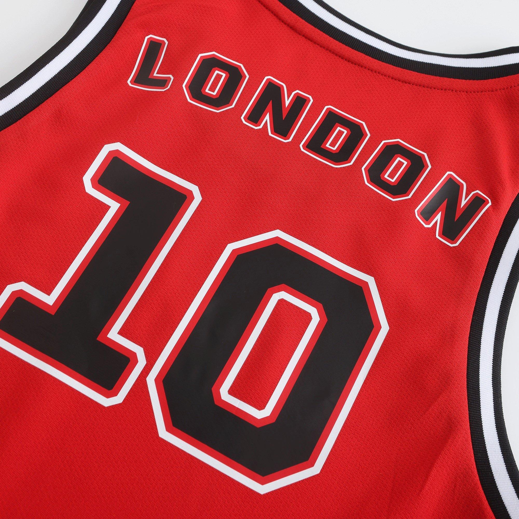 Red/Black - Loyalti - Basketball Block Logo Vest - 3