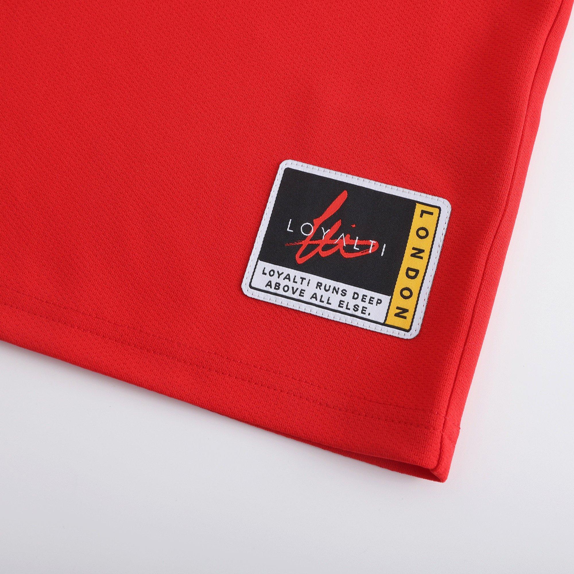 Red/Black - Loyalti - Basketball Block Logo Vest - 5