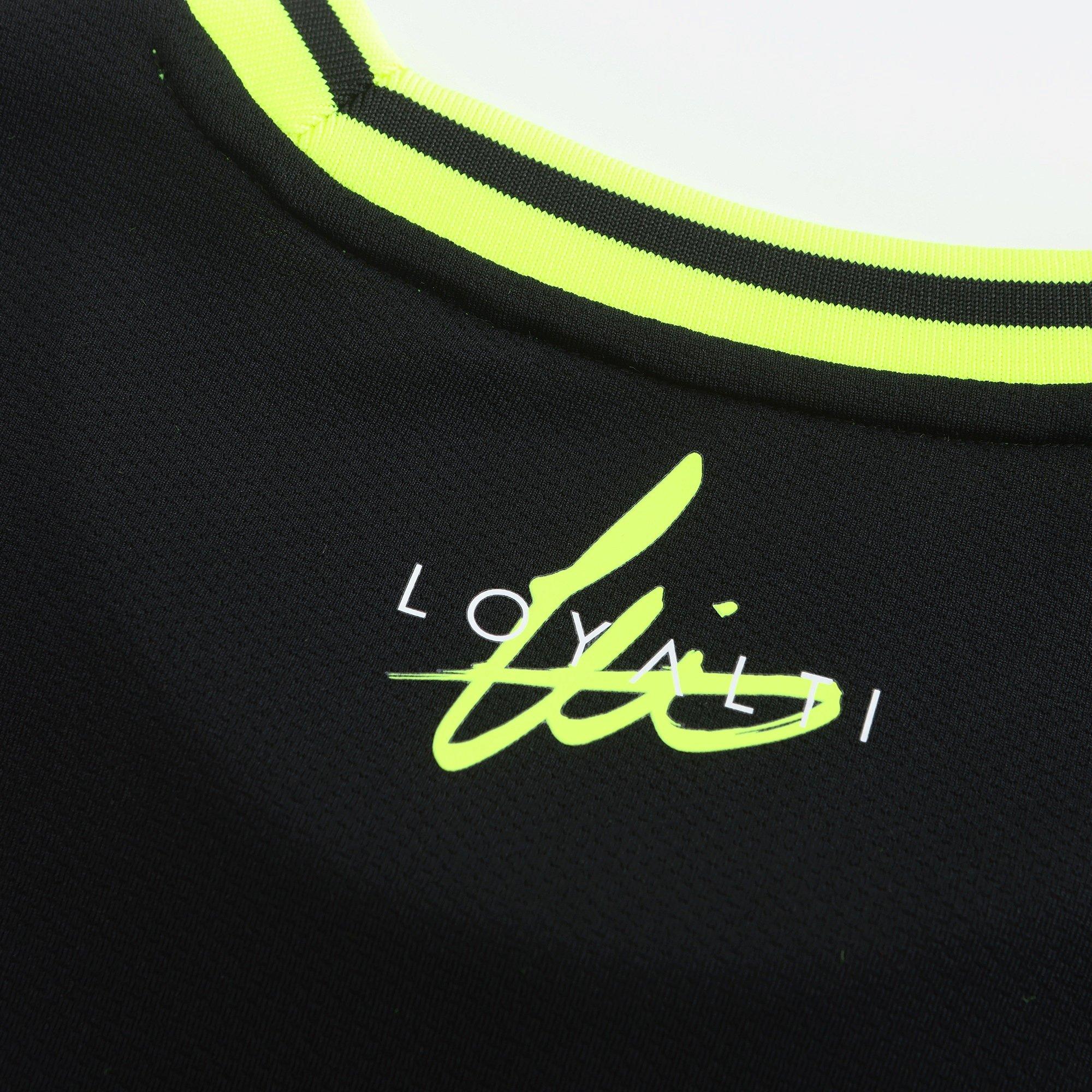Black/Green - Loyalti - Basketball T-Shirt Mens - 5