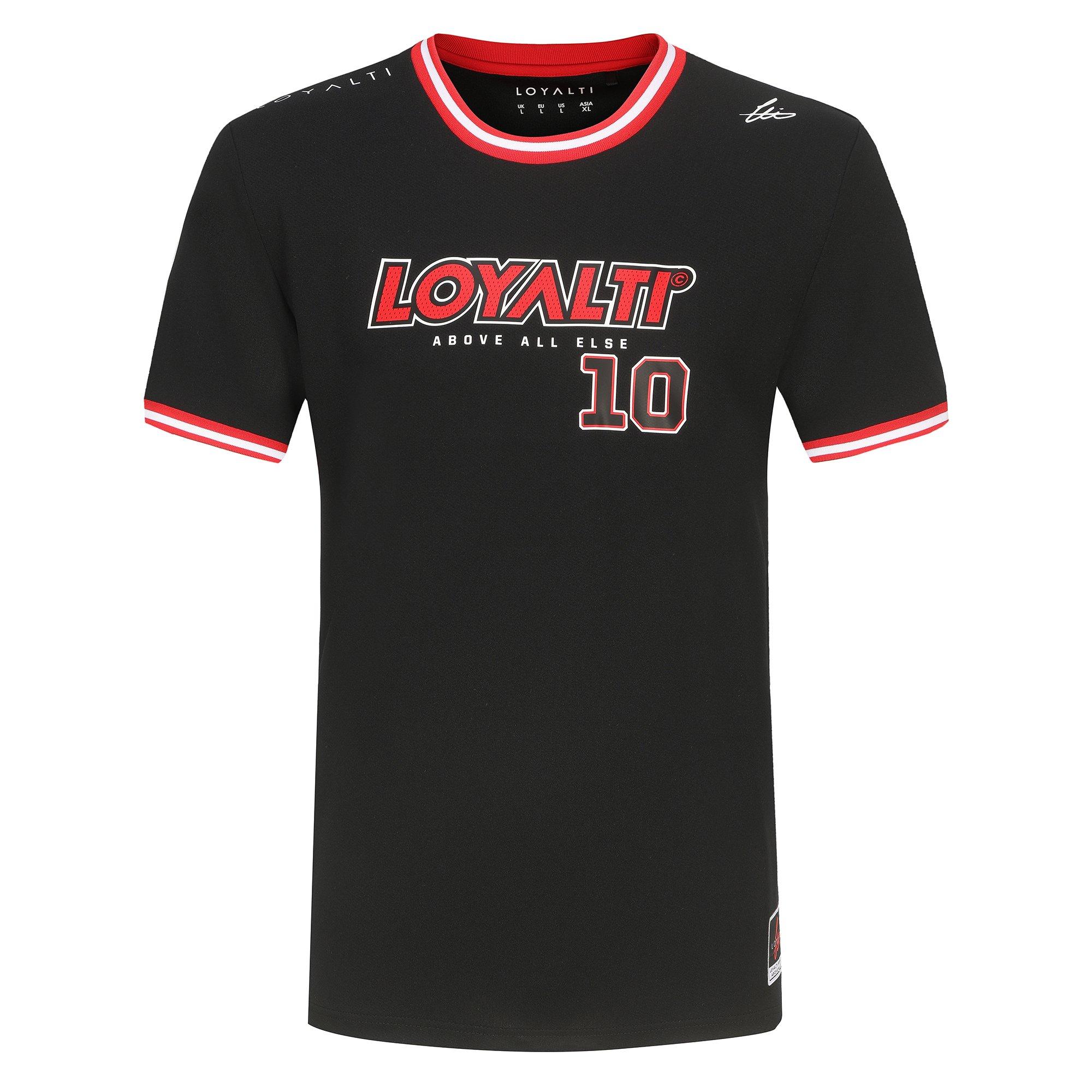 Sort/Rød - Loyalti - Basketball T-Shirt Mens - 2