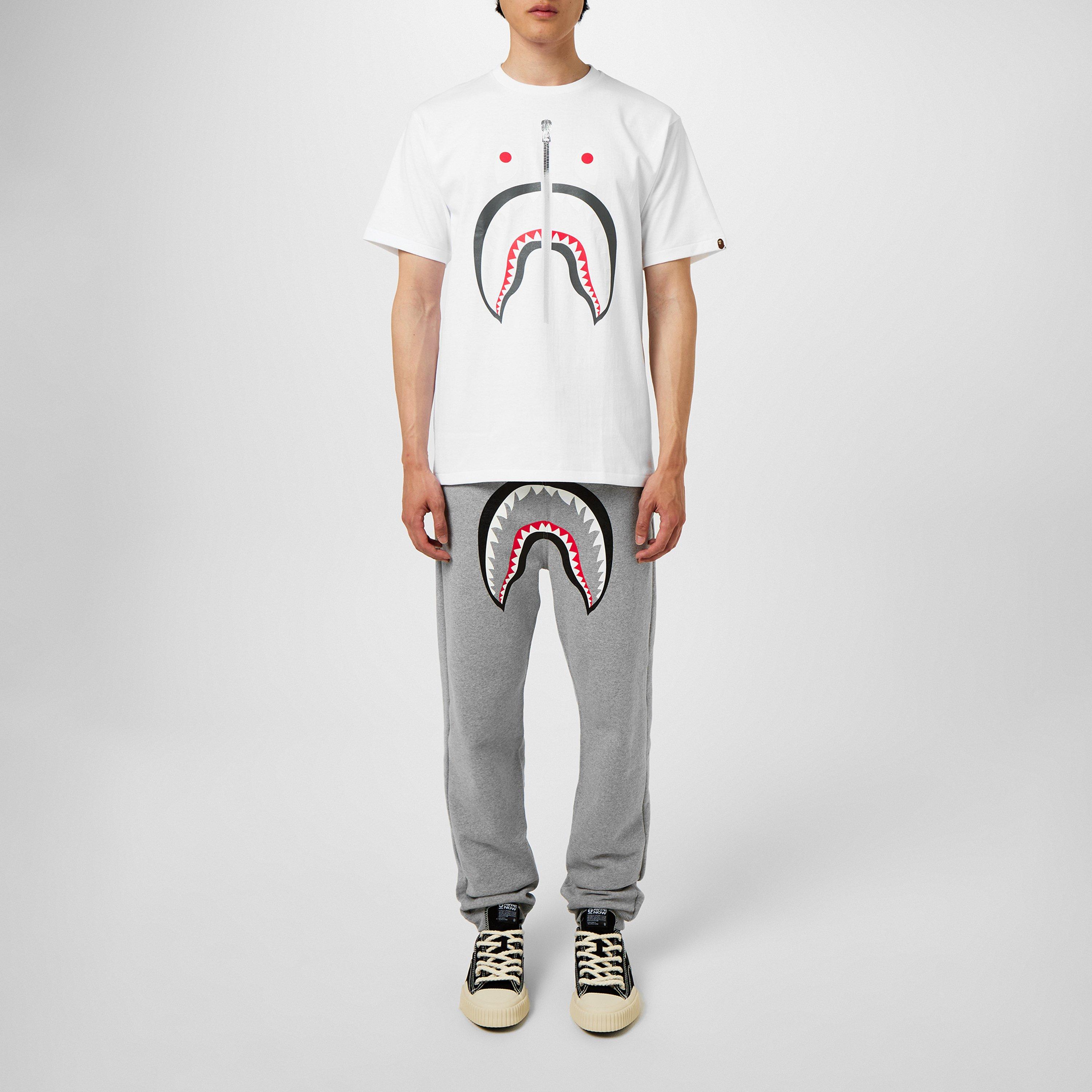 White - A Bathing Ape - Shark Tee - 4