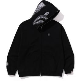 A Bathing Ape Head One Point Shark Hoodie