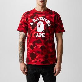 A Bathing Ape Camo College Tee