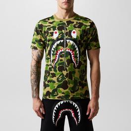 A Bathing Ape Abc Camo Shark Tee