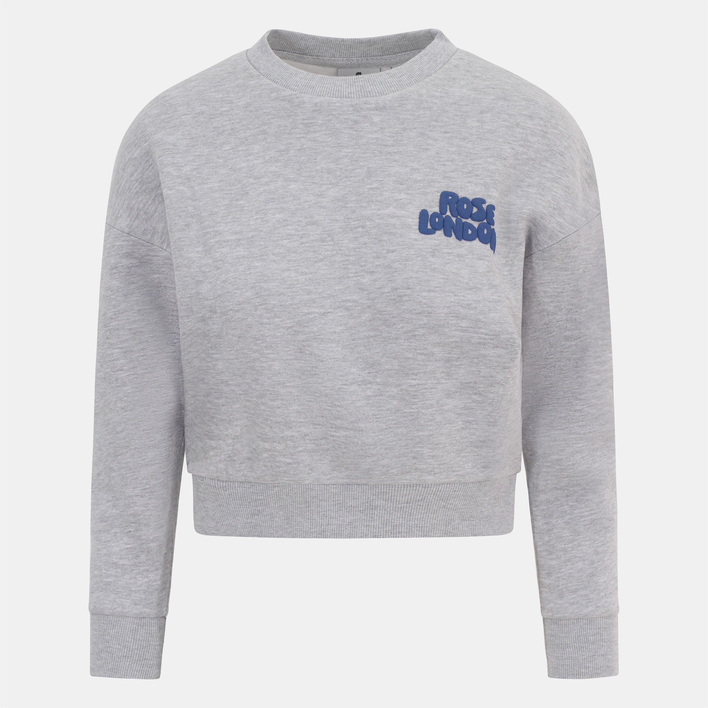 Grey Marl - Rose London - Sports Club Sweatshirt Junior Girls - 1