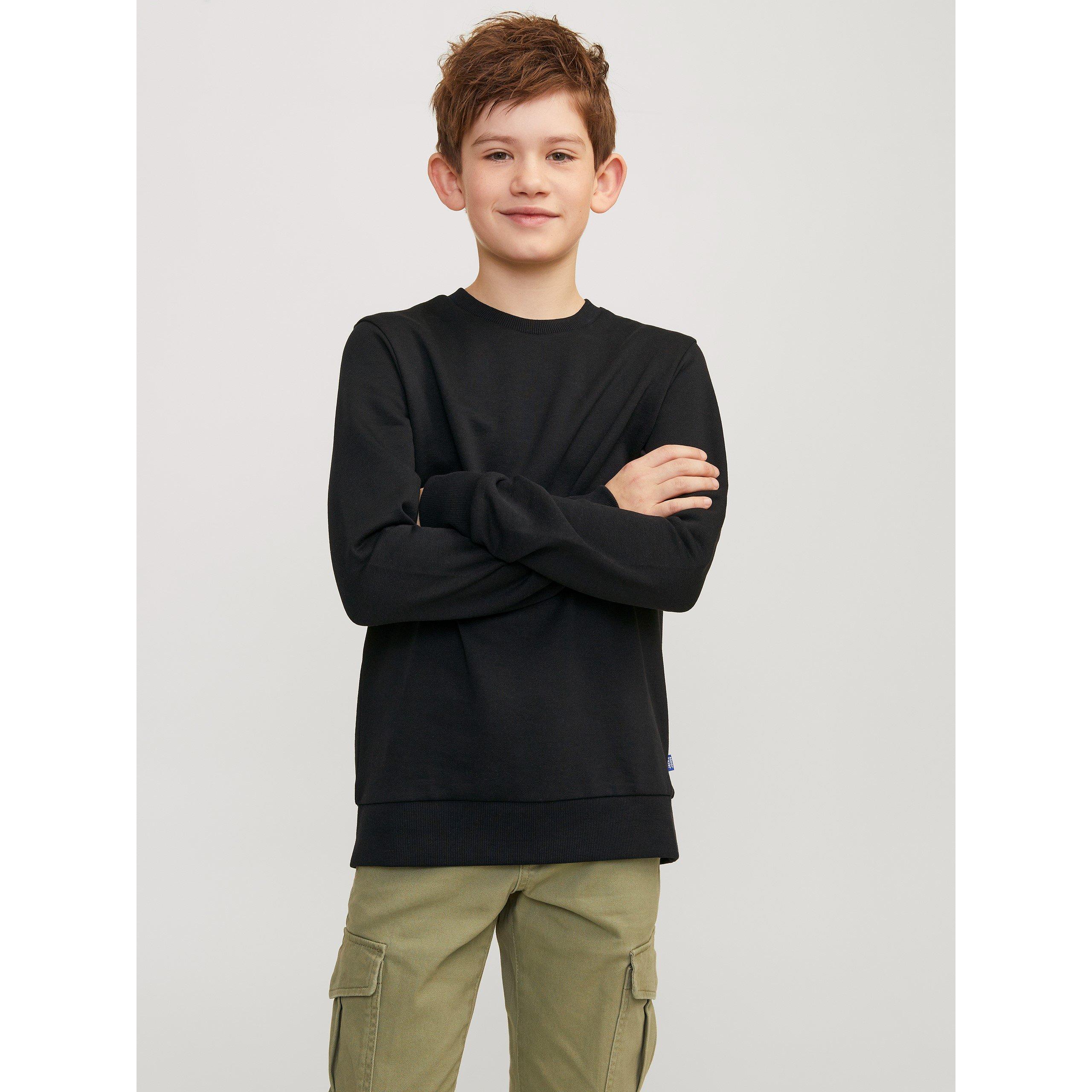 Preto - Jack and Jones - Kids' Bradley Crew Sweatshirt - 1