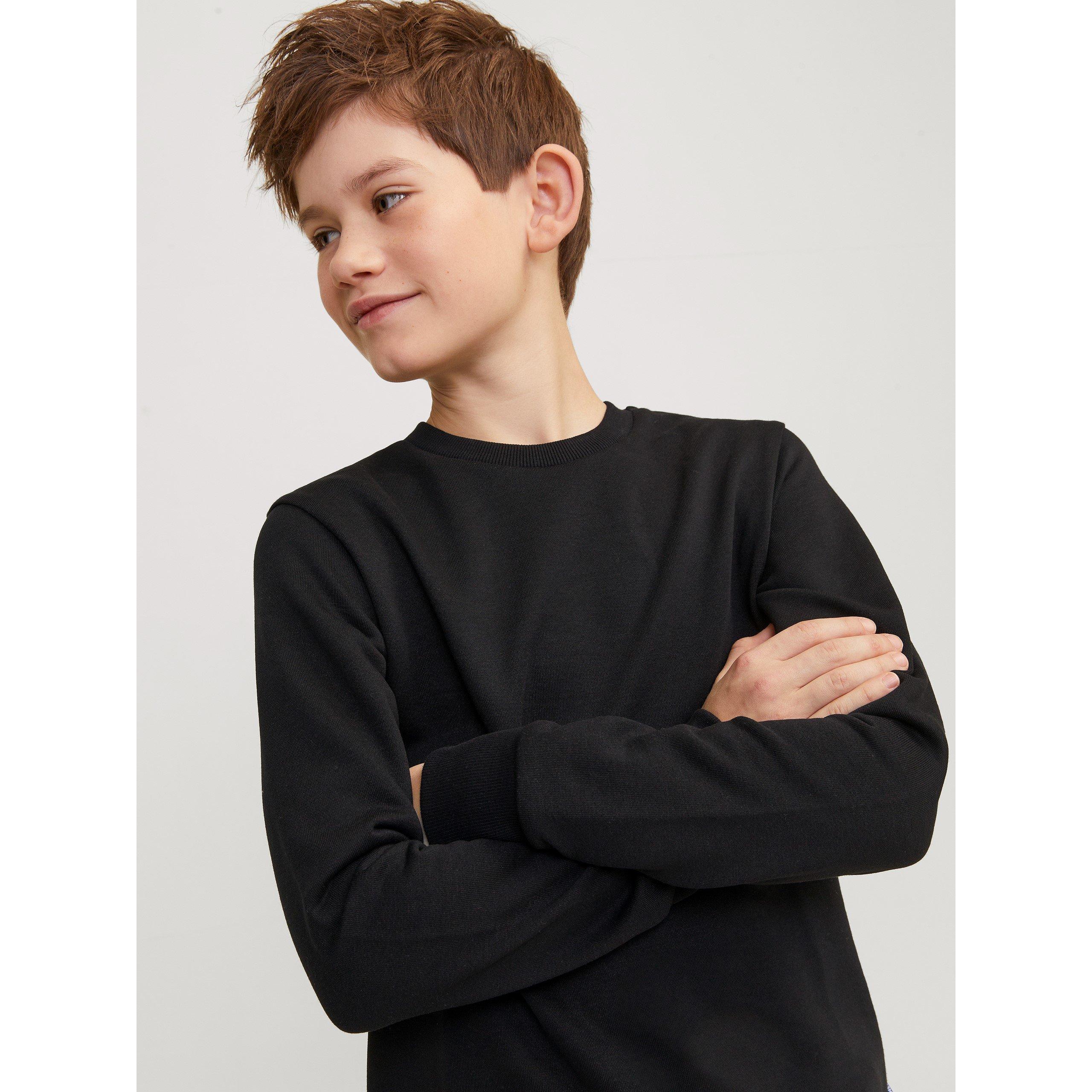 Black - Jack and Jones - Bradley Crew Sweatshirt - 4