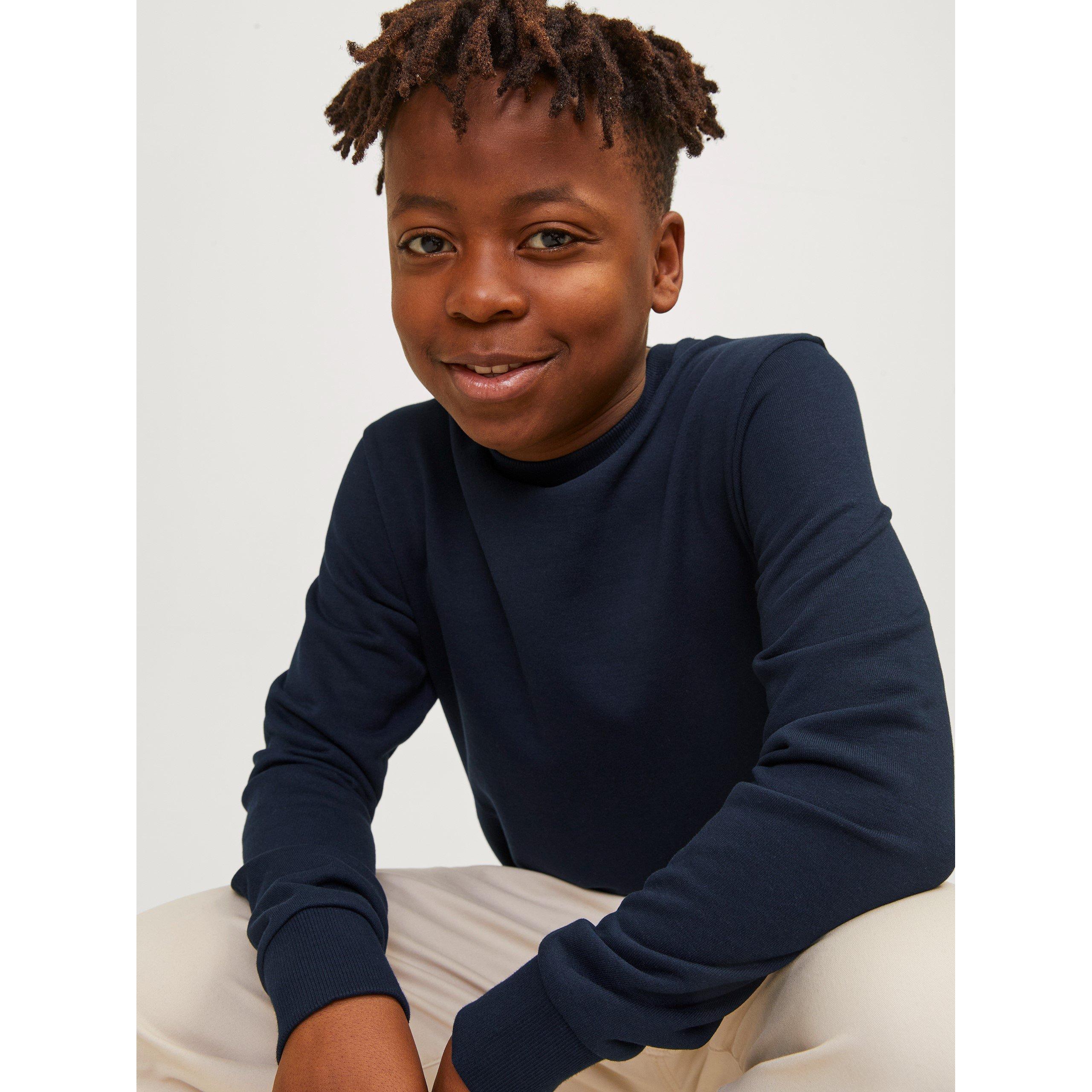 Navy Blazer - Jack and Jones - Kids' Bradley Crew Sweatshirt - 3