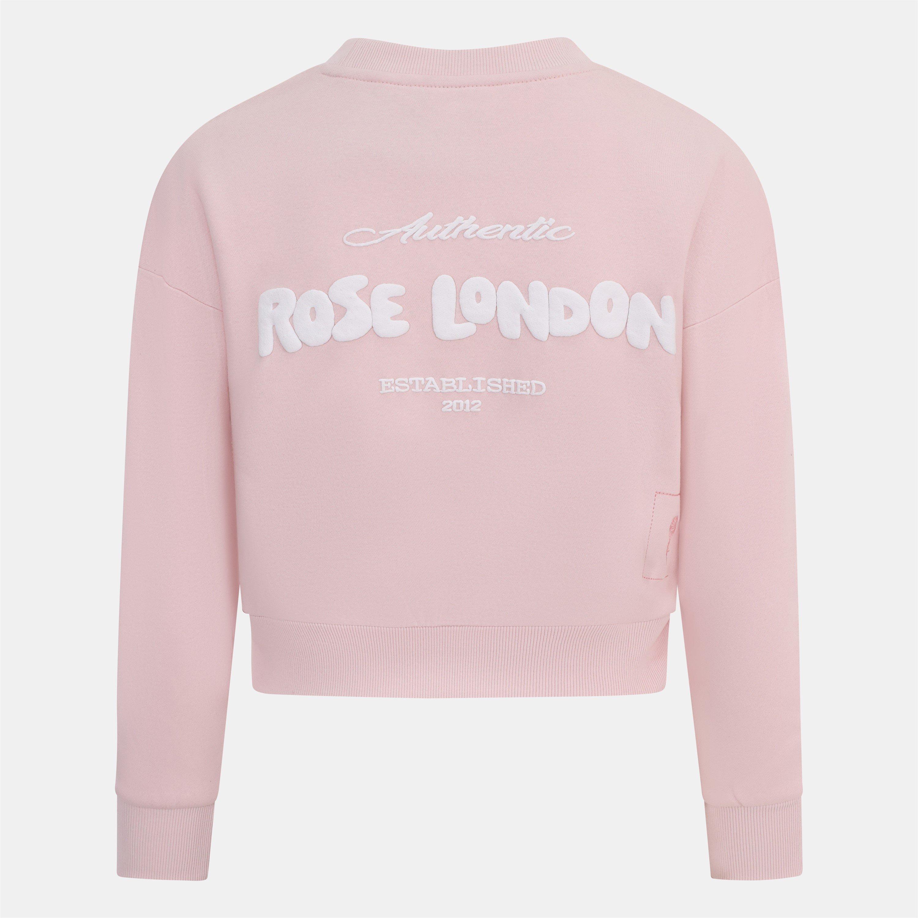 Pink - Rose London - Authentic Sweatshirt Junior Girls - 2