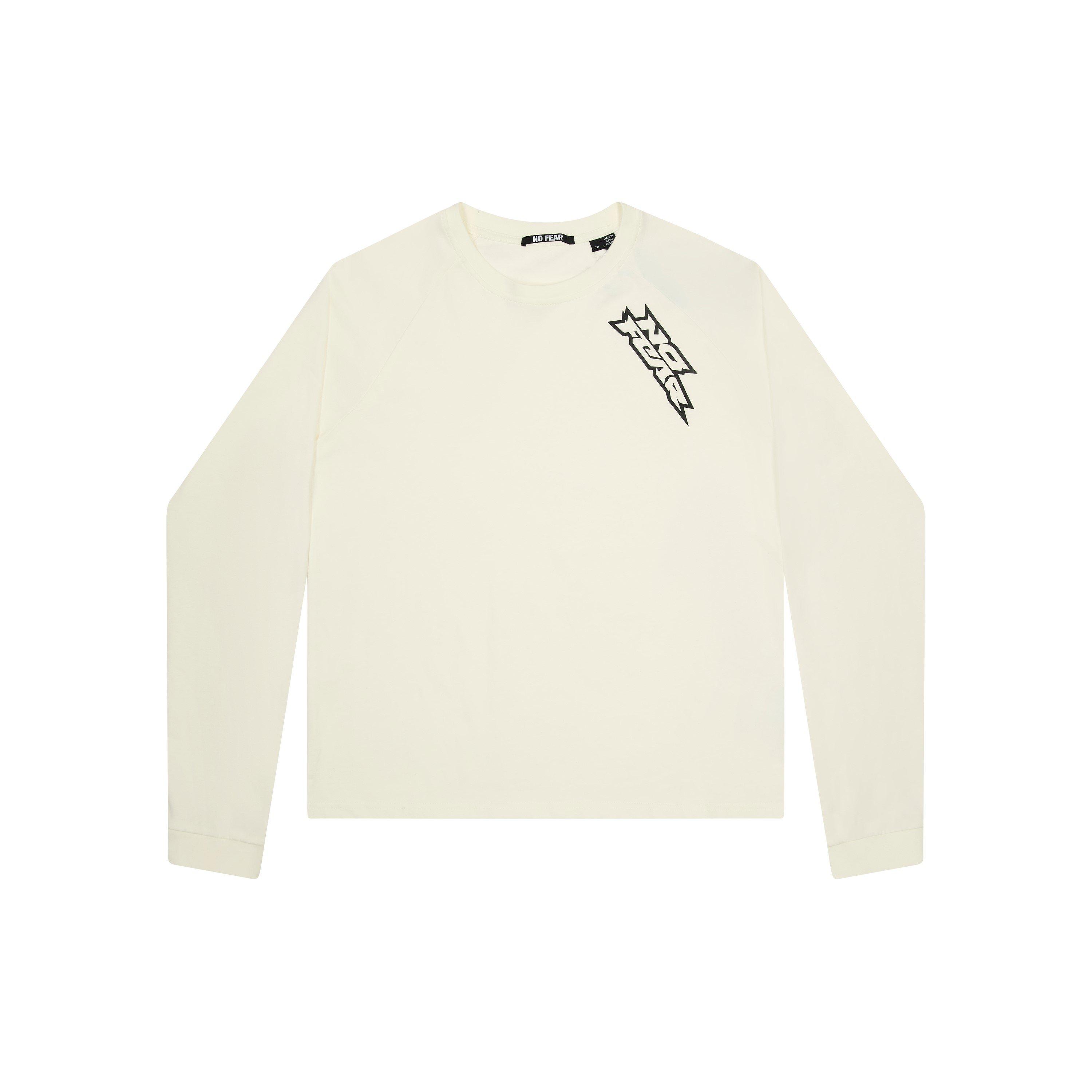 No Fear Men's Long Sleeve T-Shirt - White - L