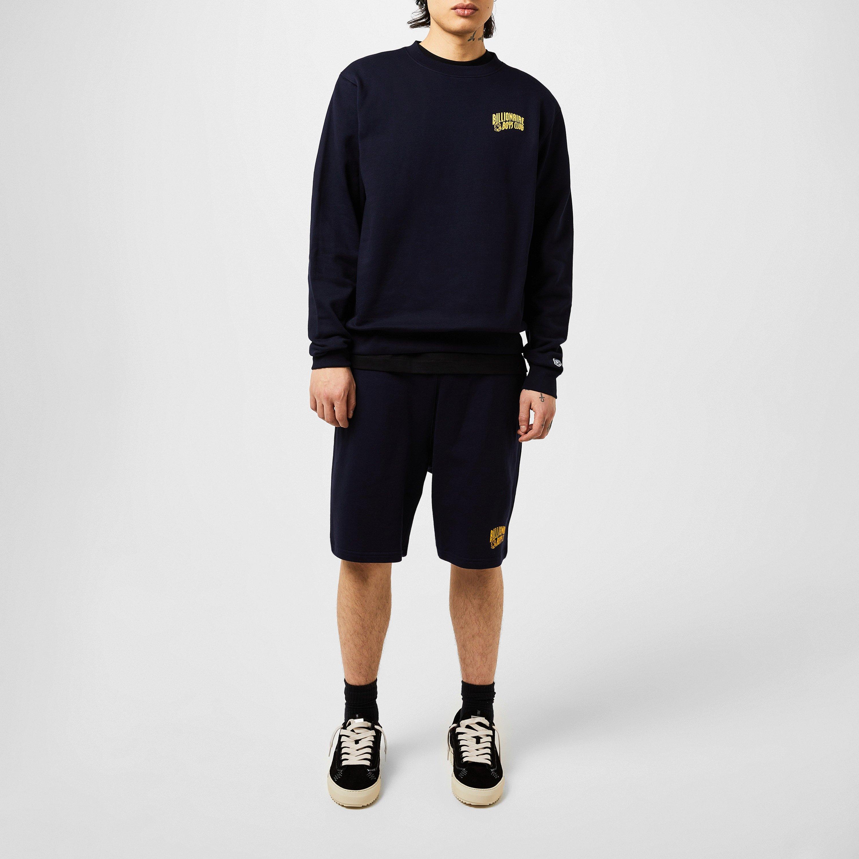 Navy/Yellow - Billionaire Boys Club - Small Arch Logo Sweatshirt - 6
