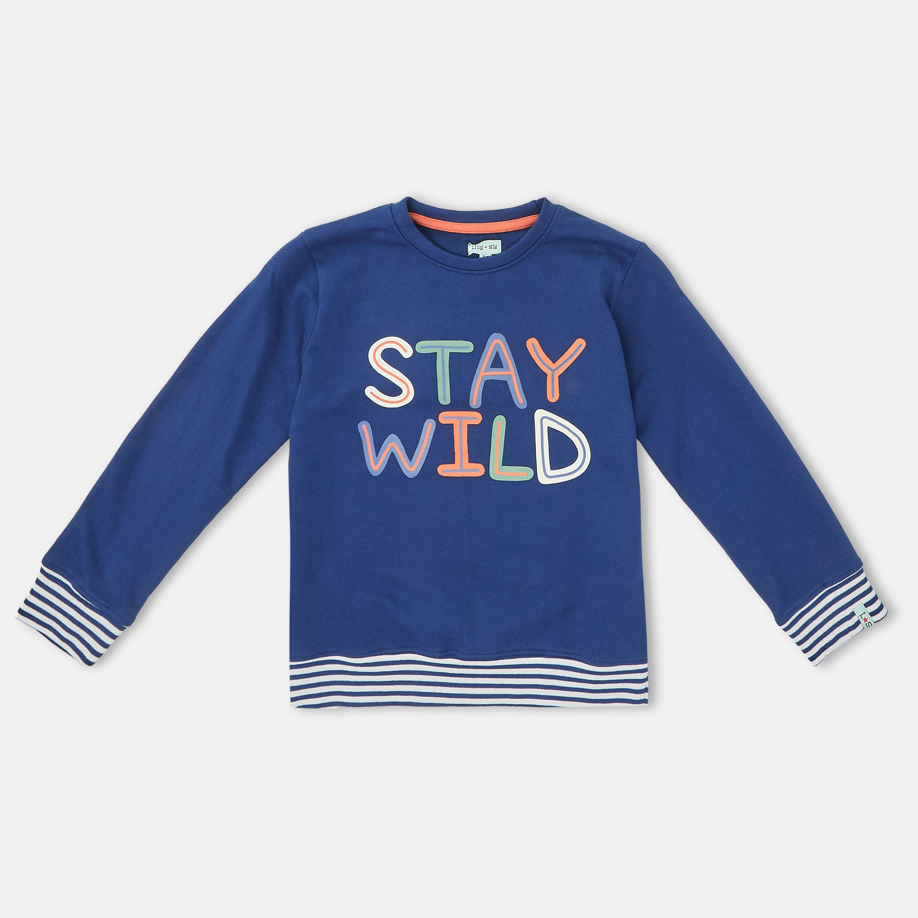 Lilly and Sid Stay Wild Crew Sweatshirt