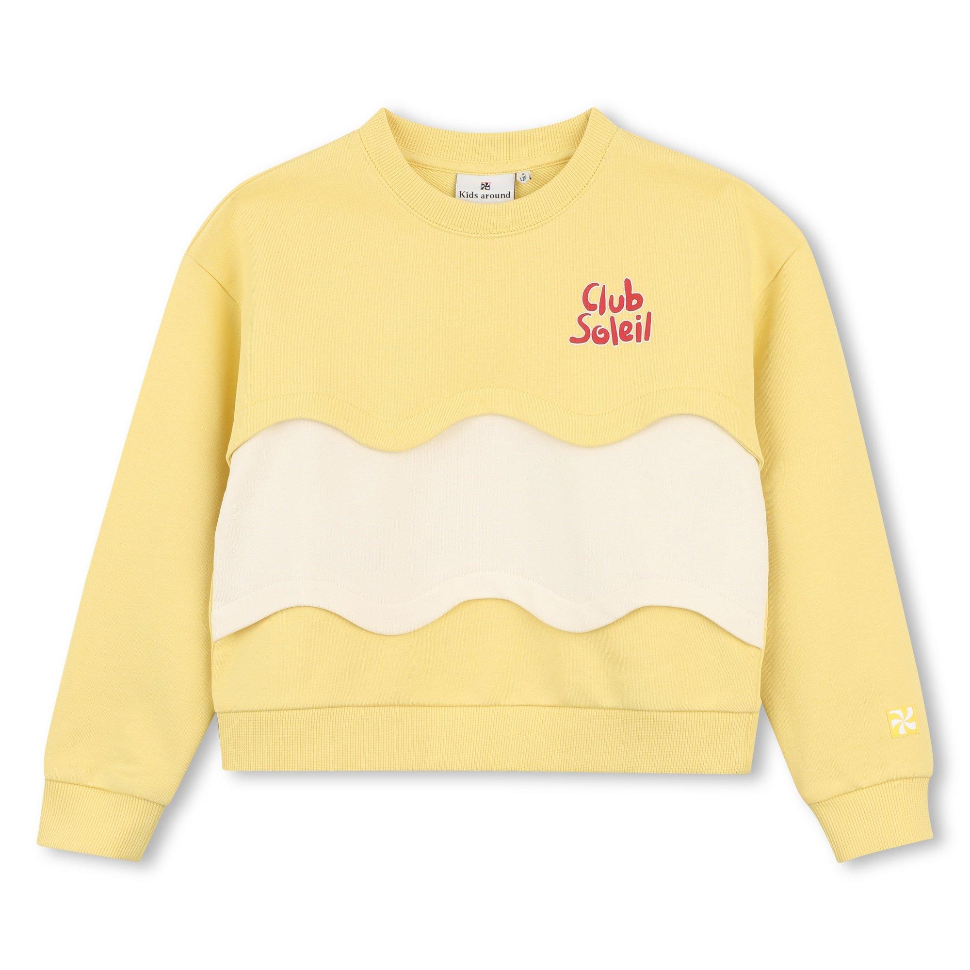 Kids Around Girls Crew Sweatshirt - Yellow - 10Y