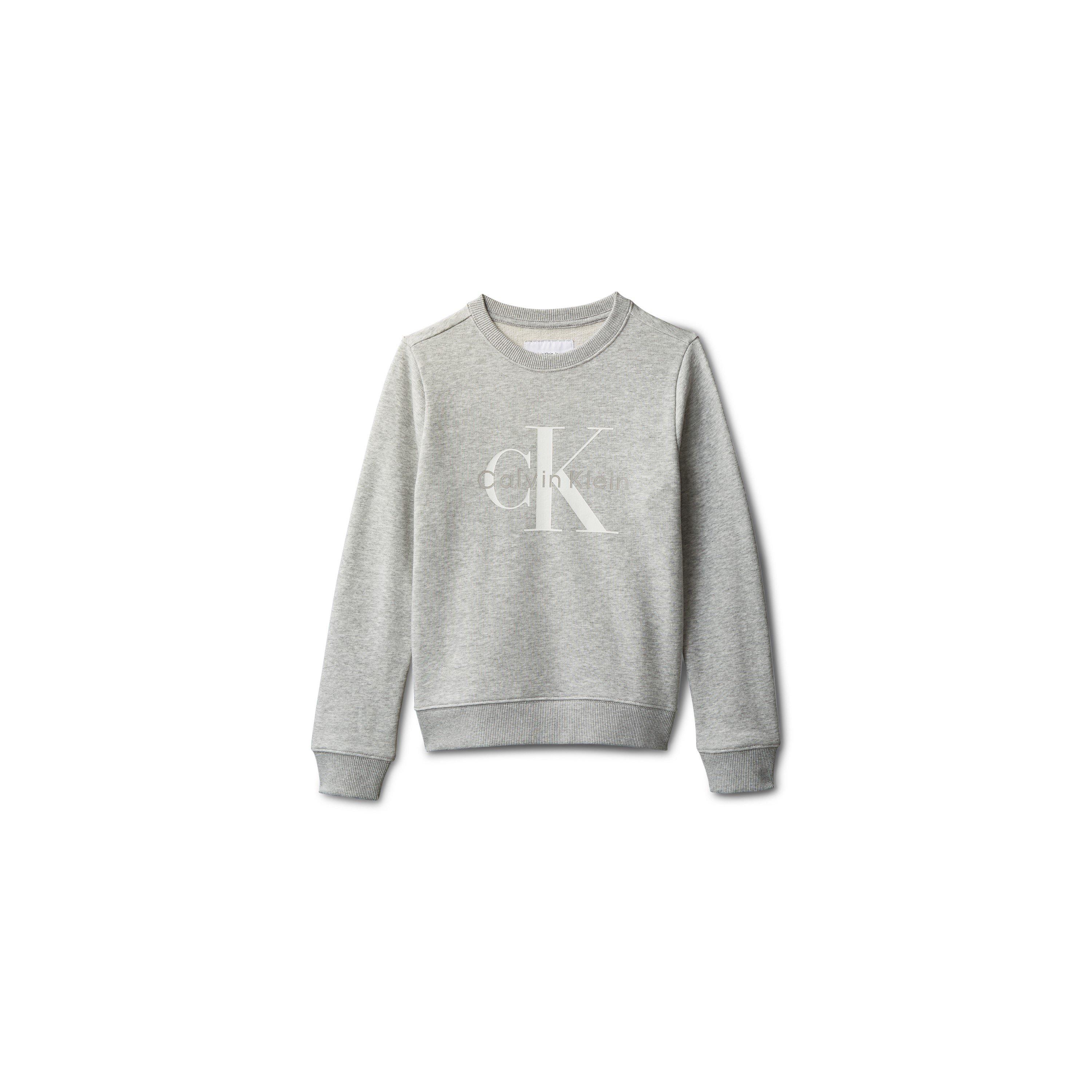 Calvin Klein Boys Kids' Crew Sweatshirt - Grey - 12Y
