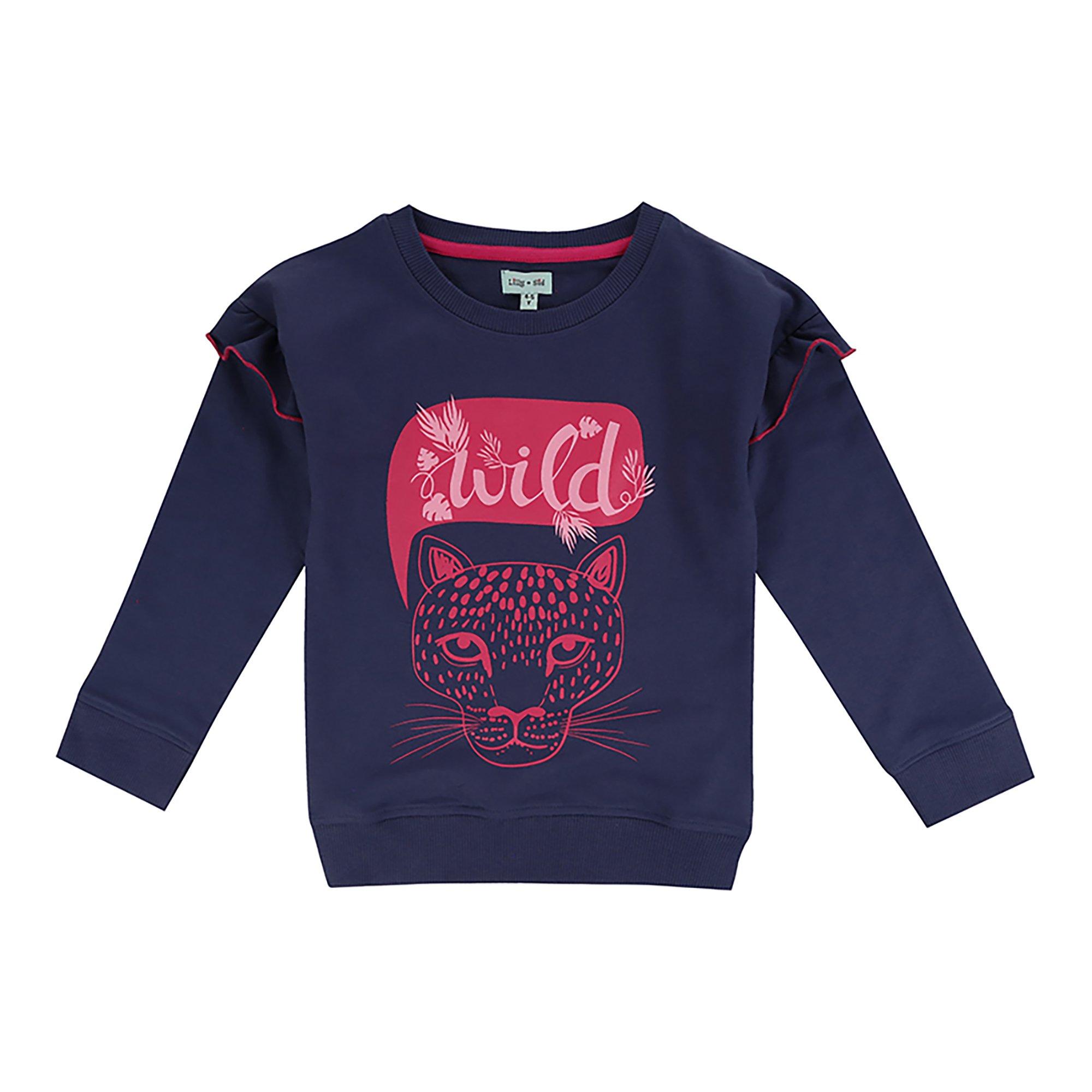 Navy - Lilly and Sid - Wild Thing Crew Sweatshirt - 1