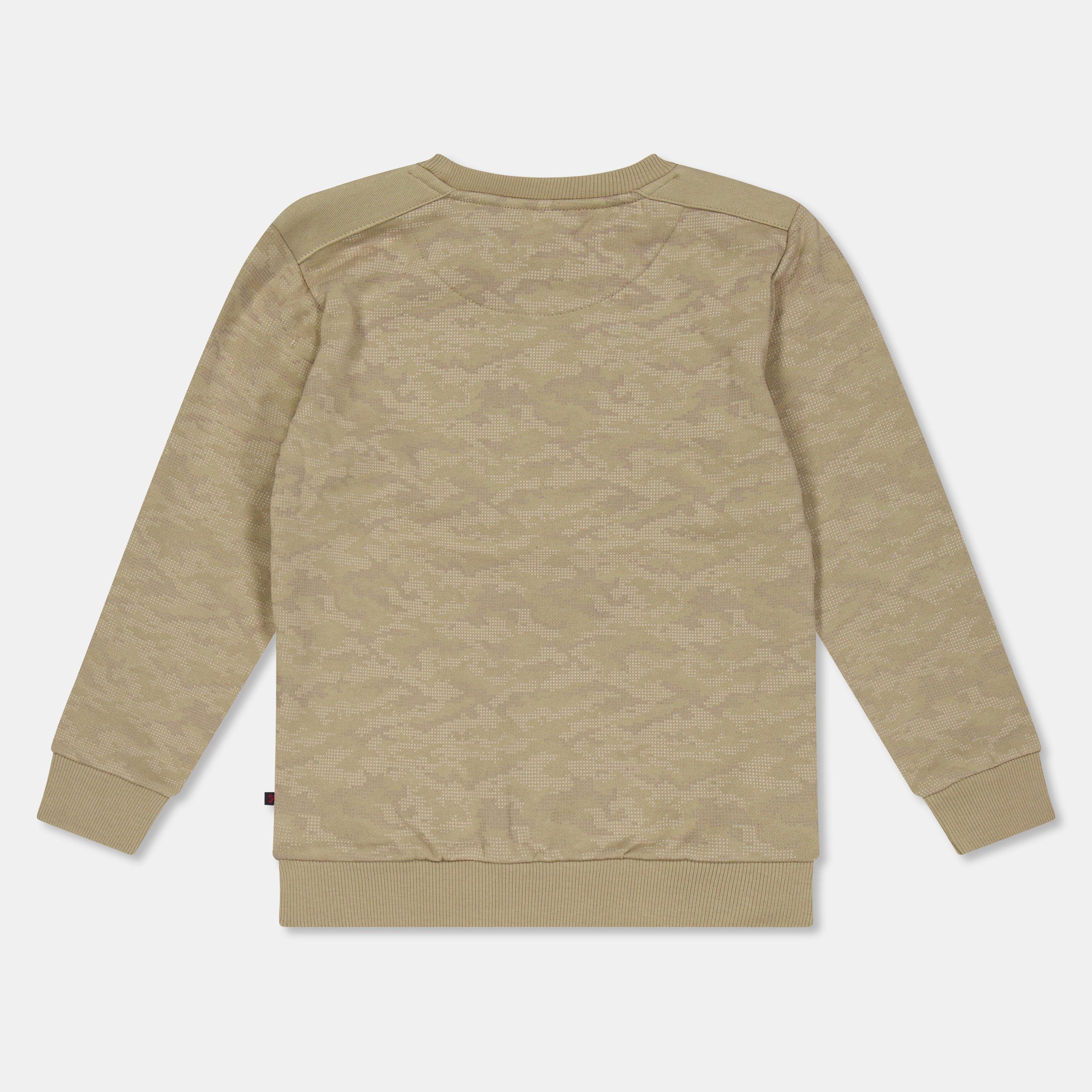 Cream - Farah - Patched Crew Fleece Juniors - 2