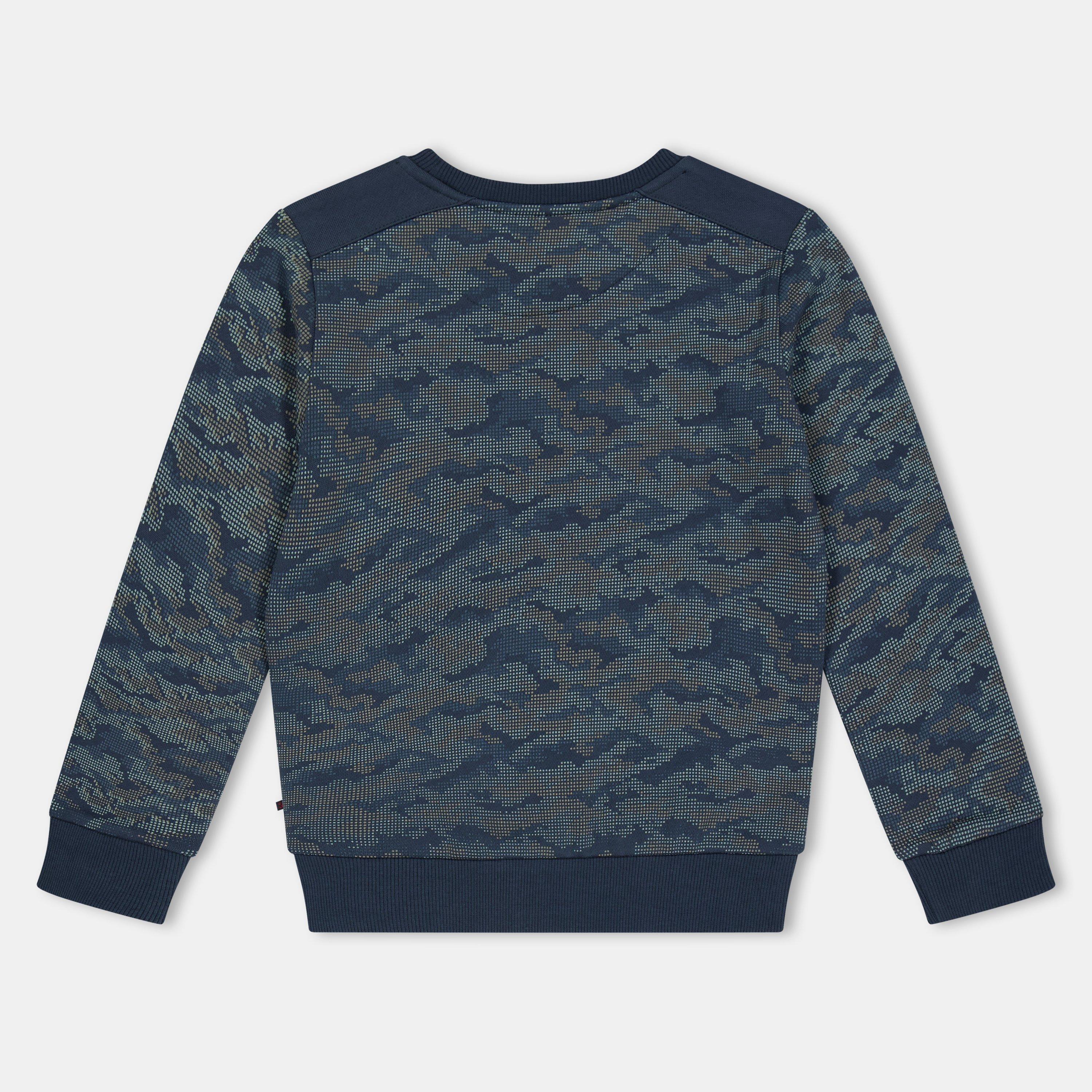 Race Blue - Farah - Unisex Kids' Patched Fleece Crew Sweatshirt - 2