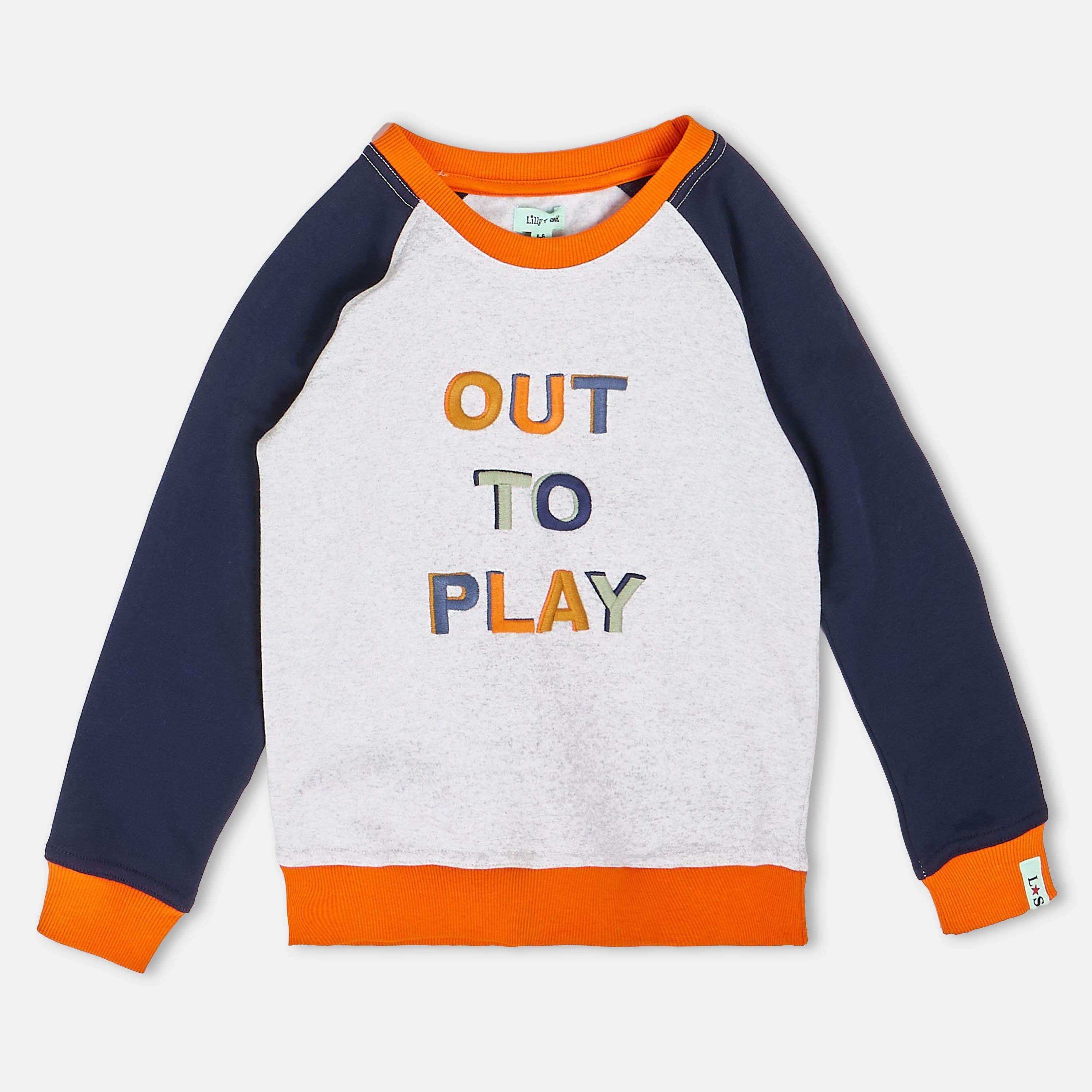 Lilly And Sid Boys Crew Sweatshirt -  - 6-7 Years