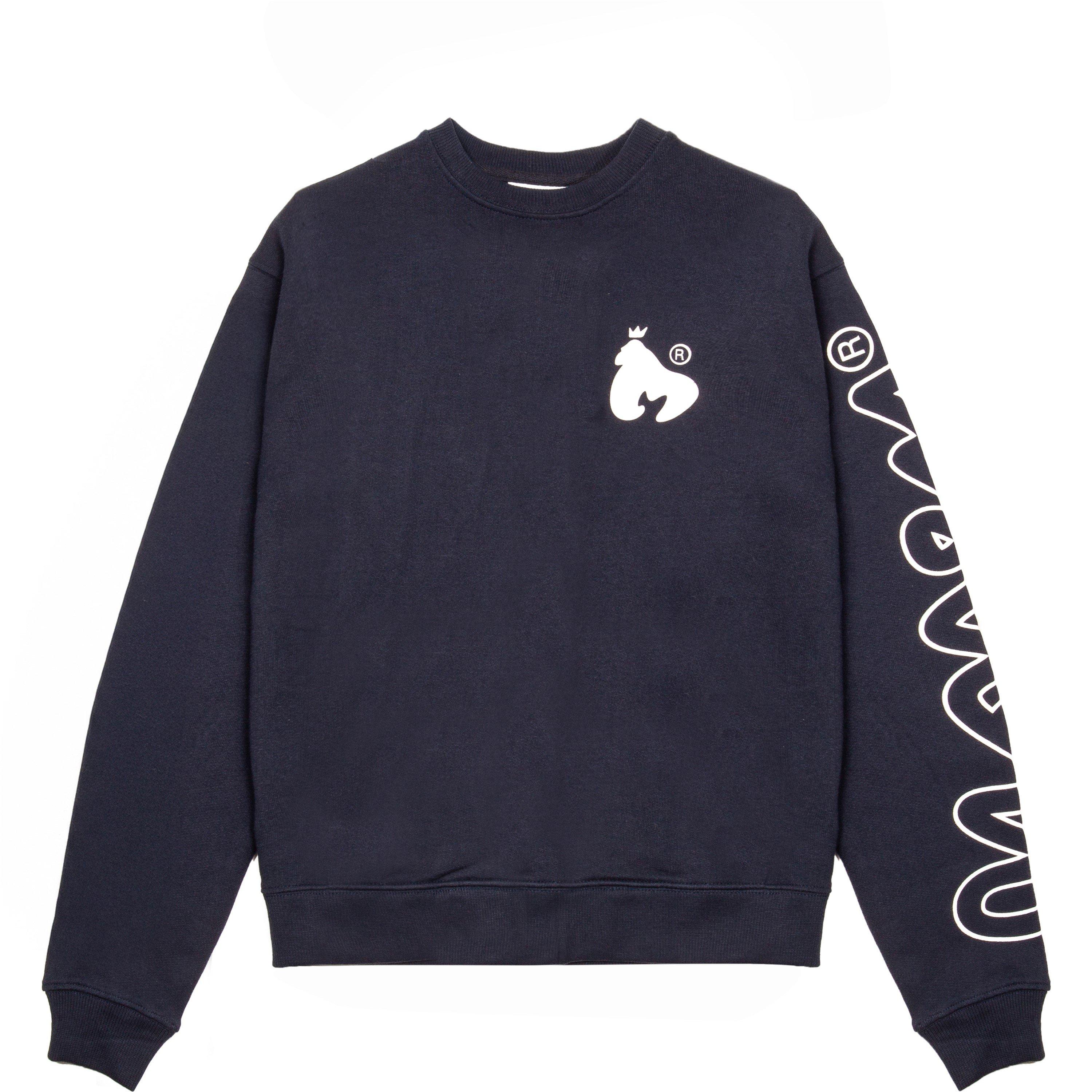 Navy - Money - Ape Sleeve Crew Jnr - 1