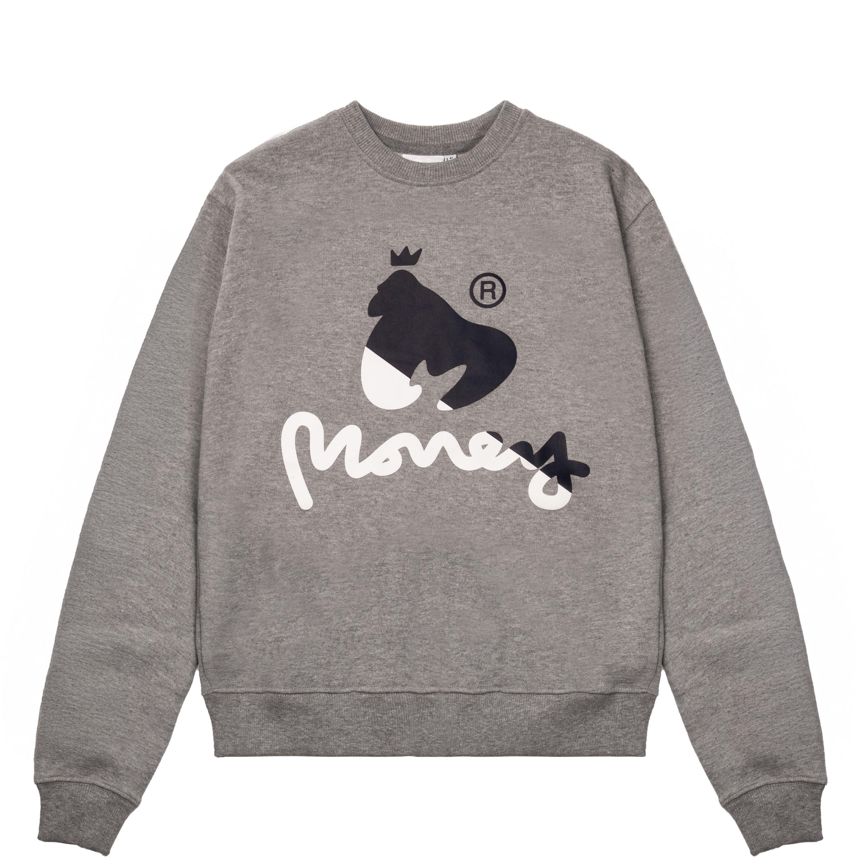 Money Boys Chenille Crew Jnr - Grey - 9-10 (M)
