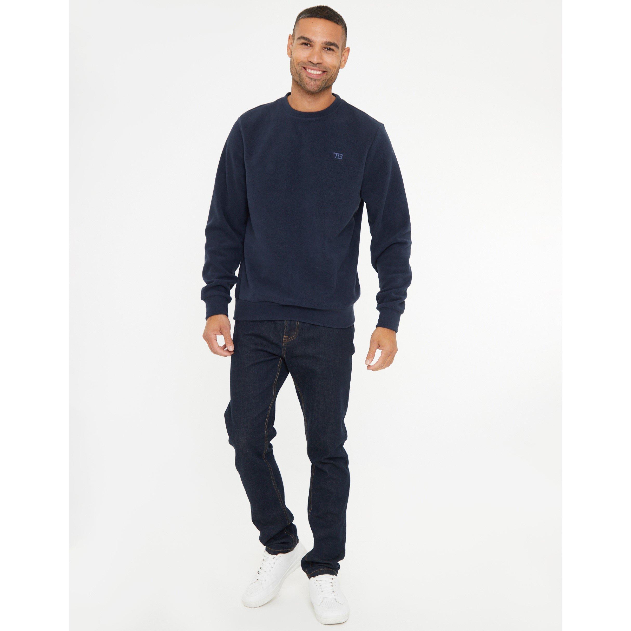 Lyle Q Zip Pulover Sn99 - Threadbare - Fleece Crew Sweatshirt - 2