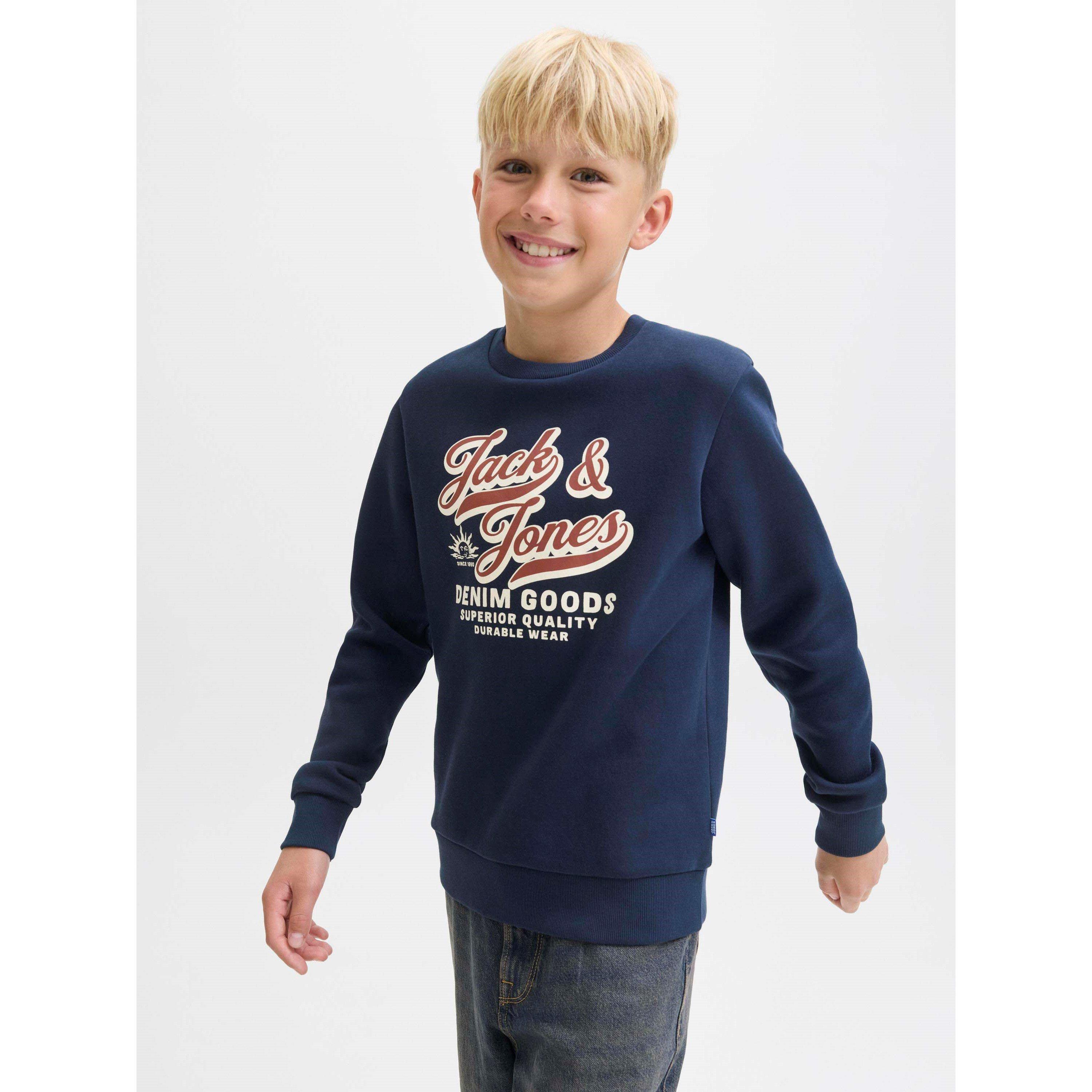 Sky Captain - Jack and Jones - Colour Logo Crew Sweat Junior Boys - 6