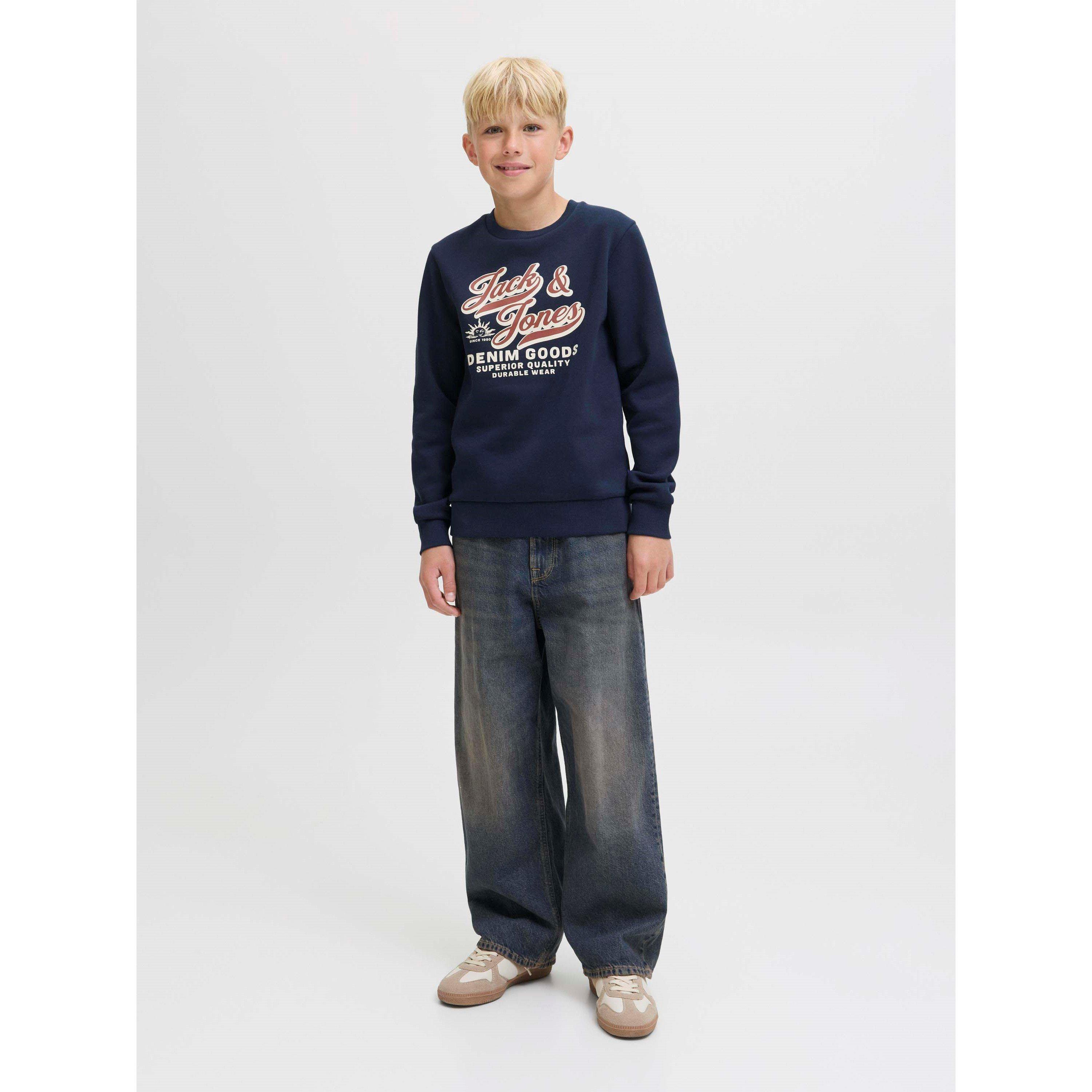 Sky Captain - Jack and Jones - Colour Logo Crew Sweat Junior Boys - 7