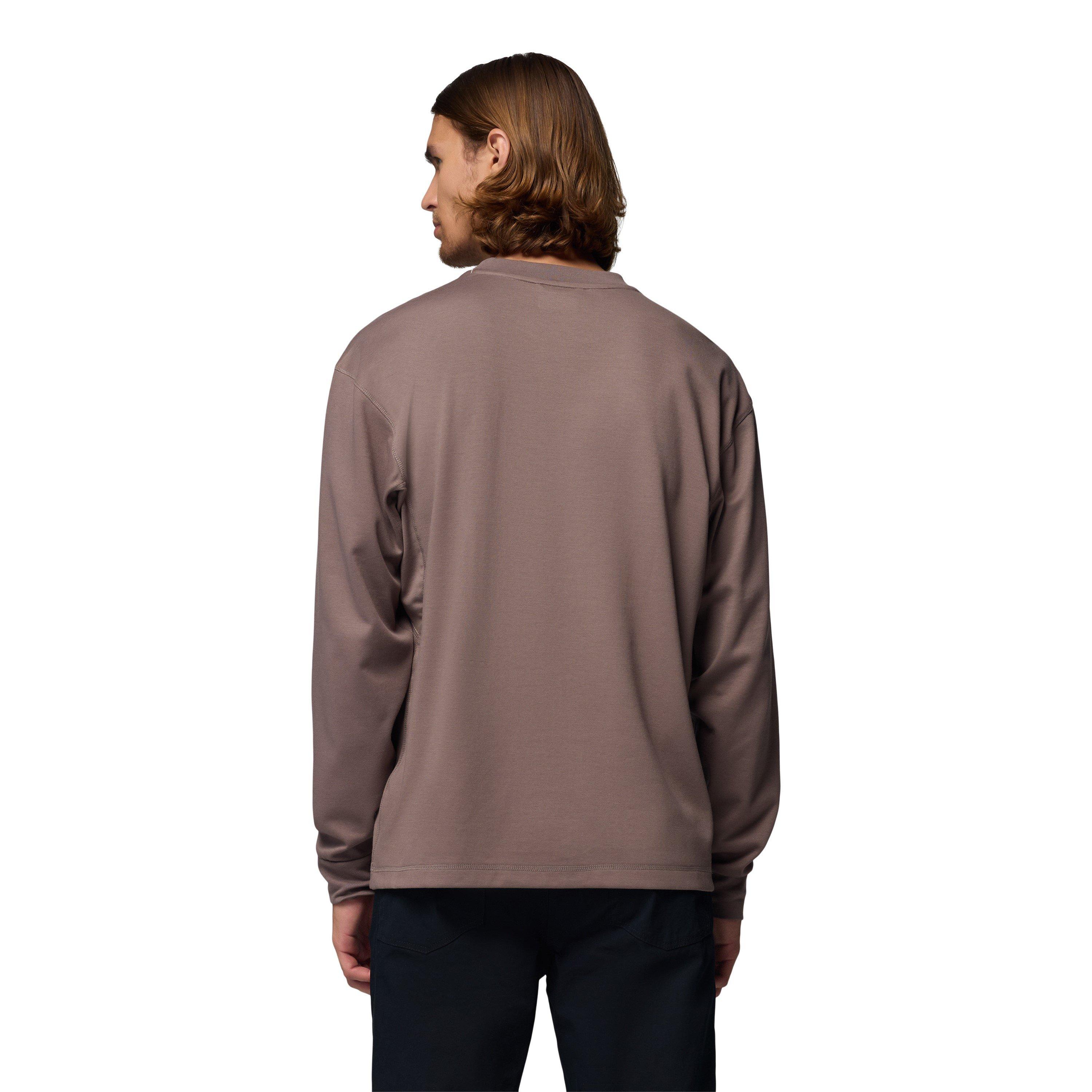 Iron - Columbia - Men's Echo Passage Crew Cotton Long-Sleeve Sweatshirt - 2