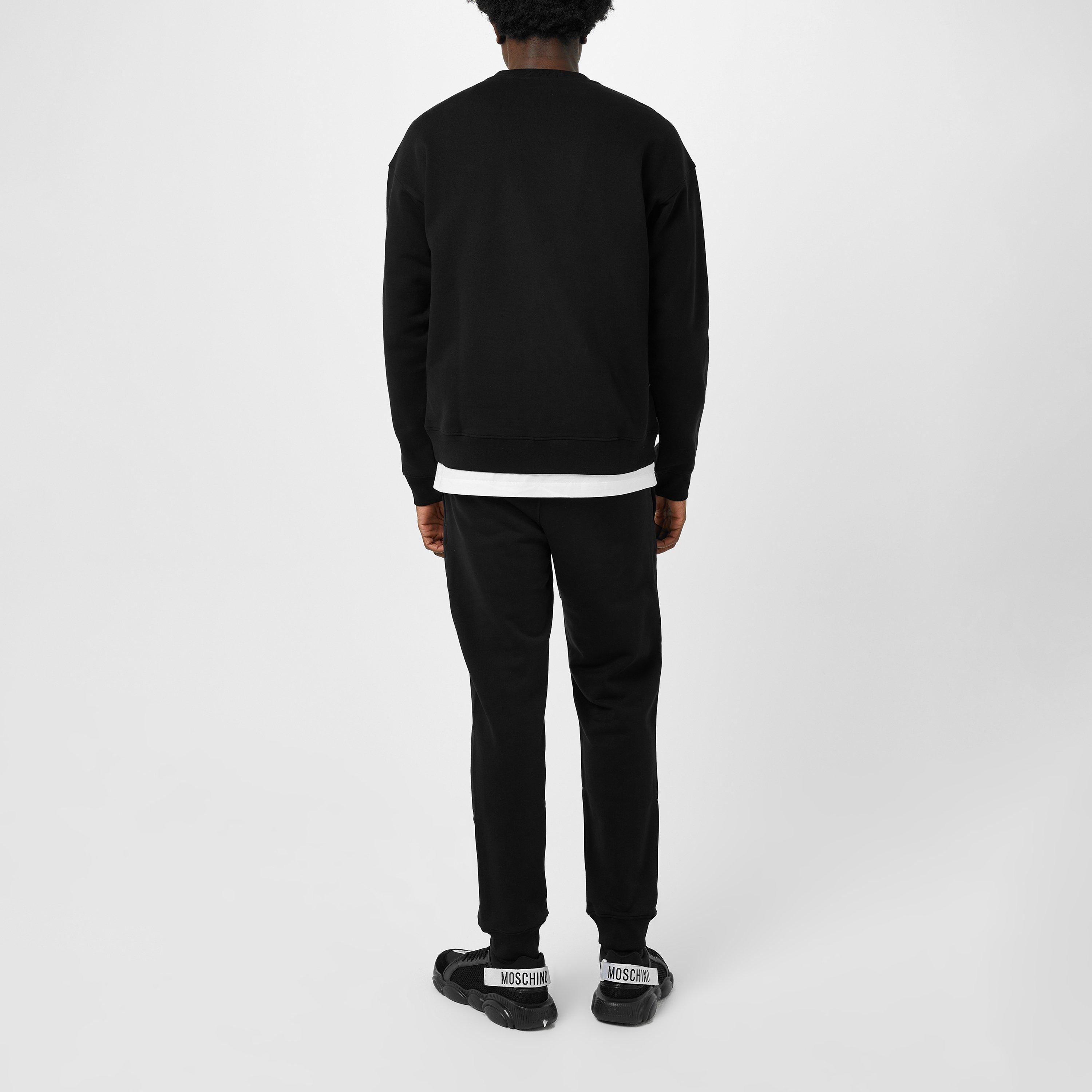 Black A1555 - Moschino - Question Mark Sweatshirt - 2