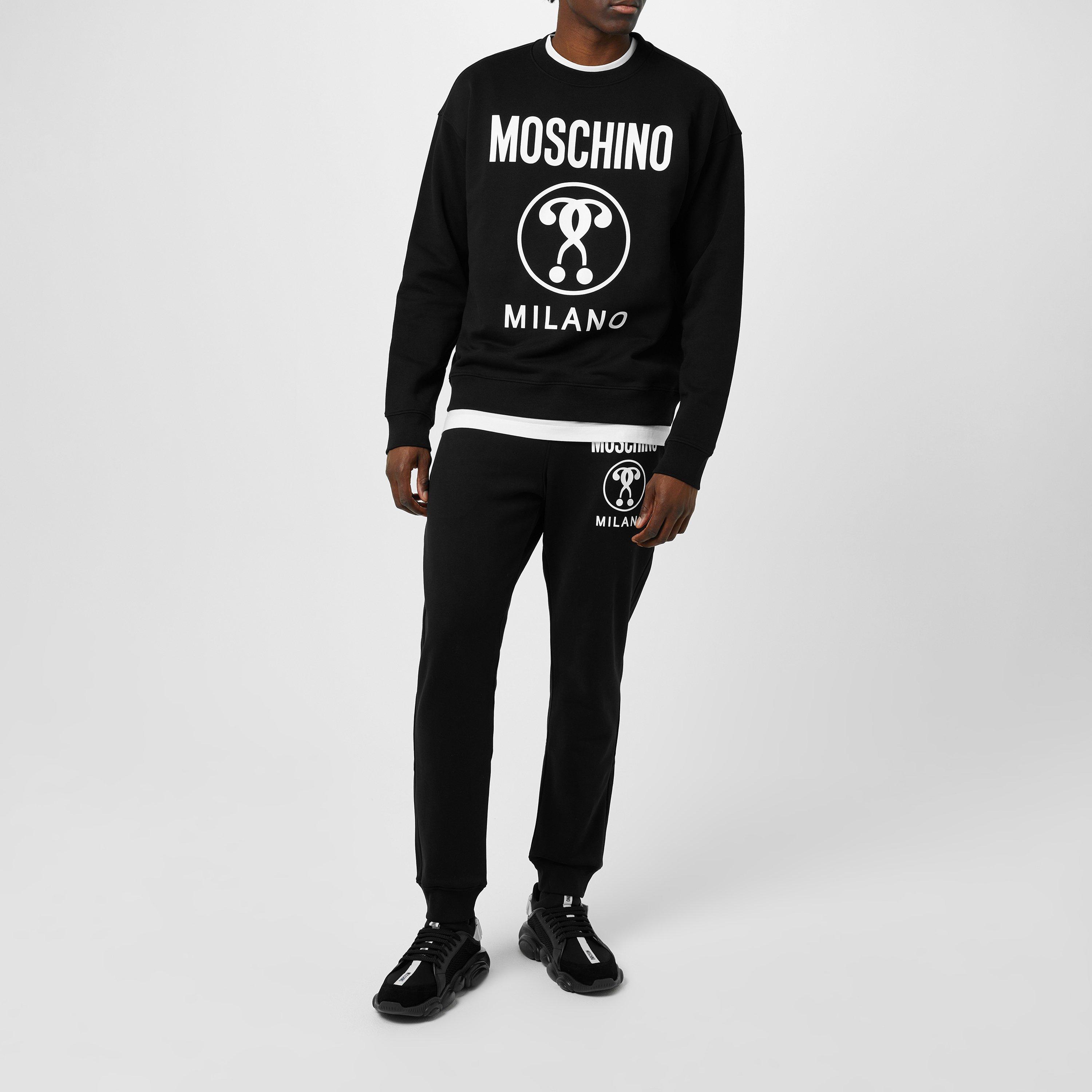 Black A1555 - Moschino - Question Mark Sweatshirt - 3